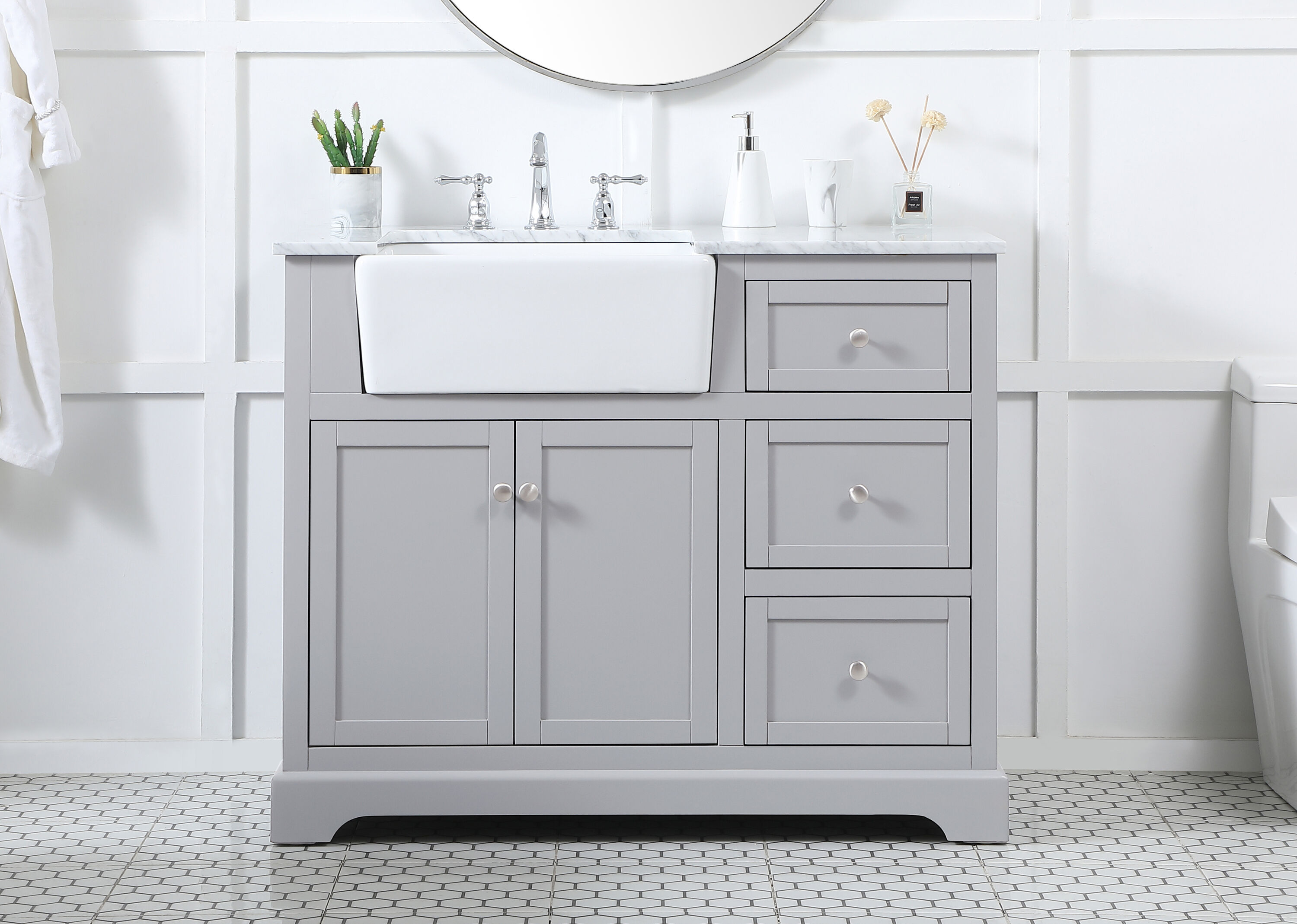 Elegant Decor HF180726GR Bath-Vanity-Combo - View #2