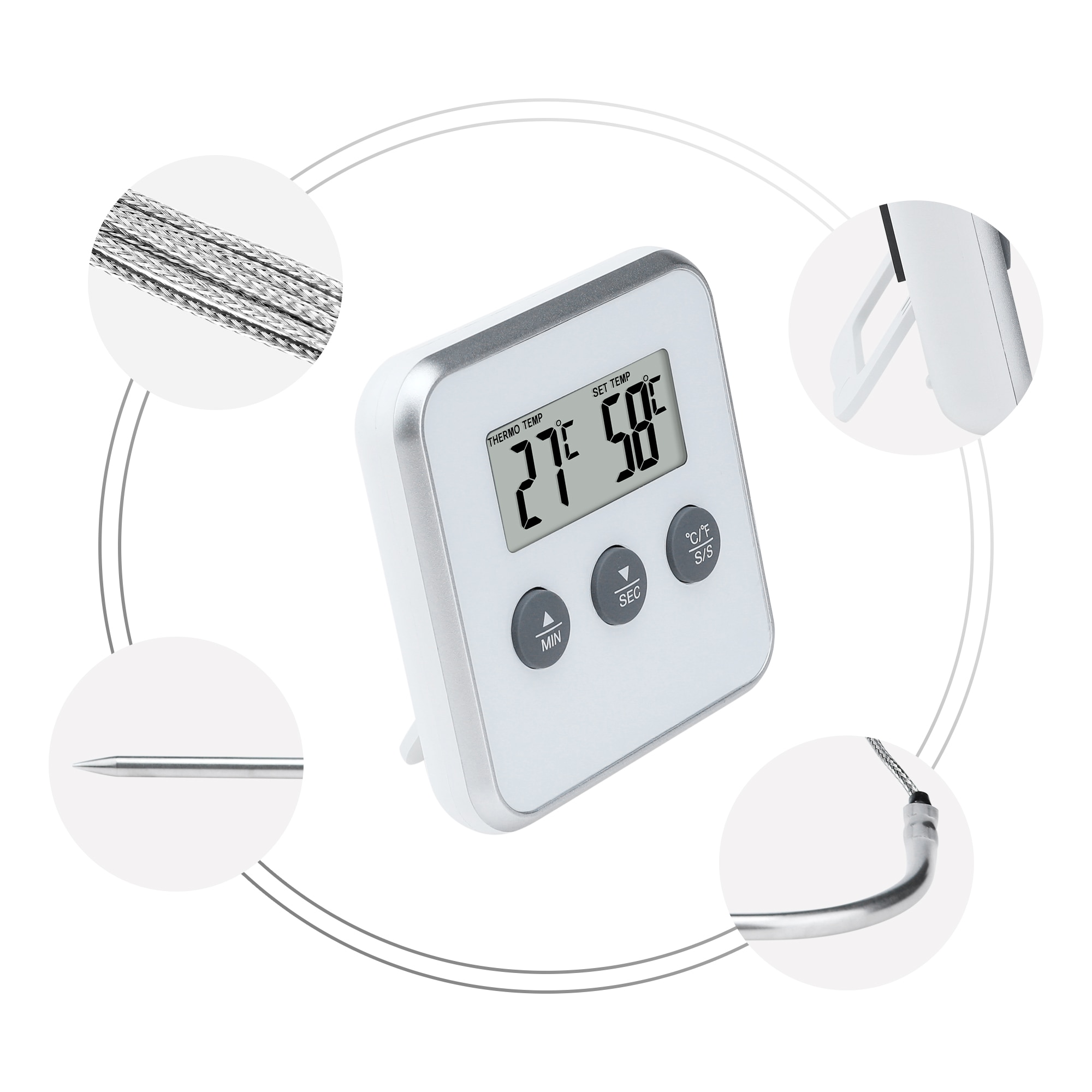Unique Bargains S25122601UX2272 Meat-Thermometers - View #5