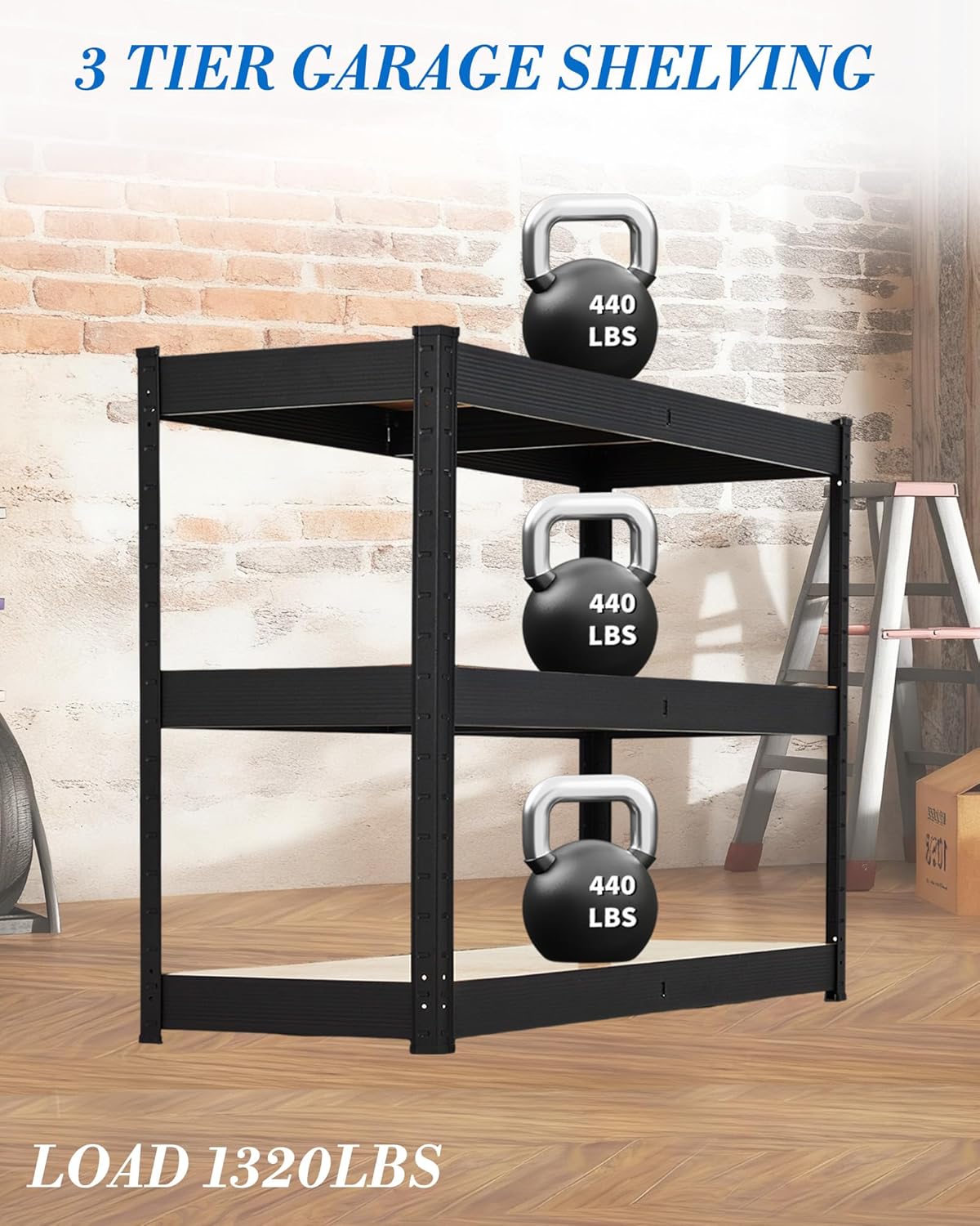 IdealHouse JOEY-J7T5RPQ01GZV Free-Standing-Shelving - View #5