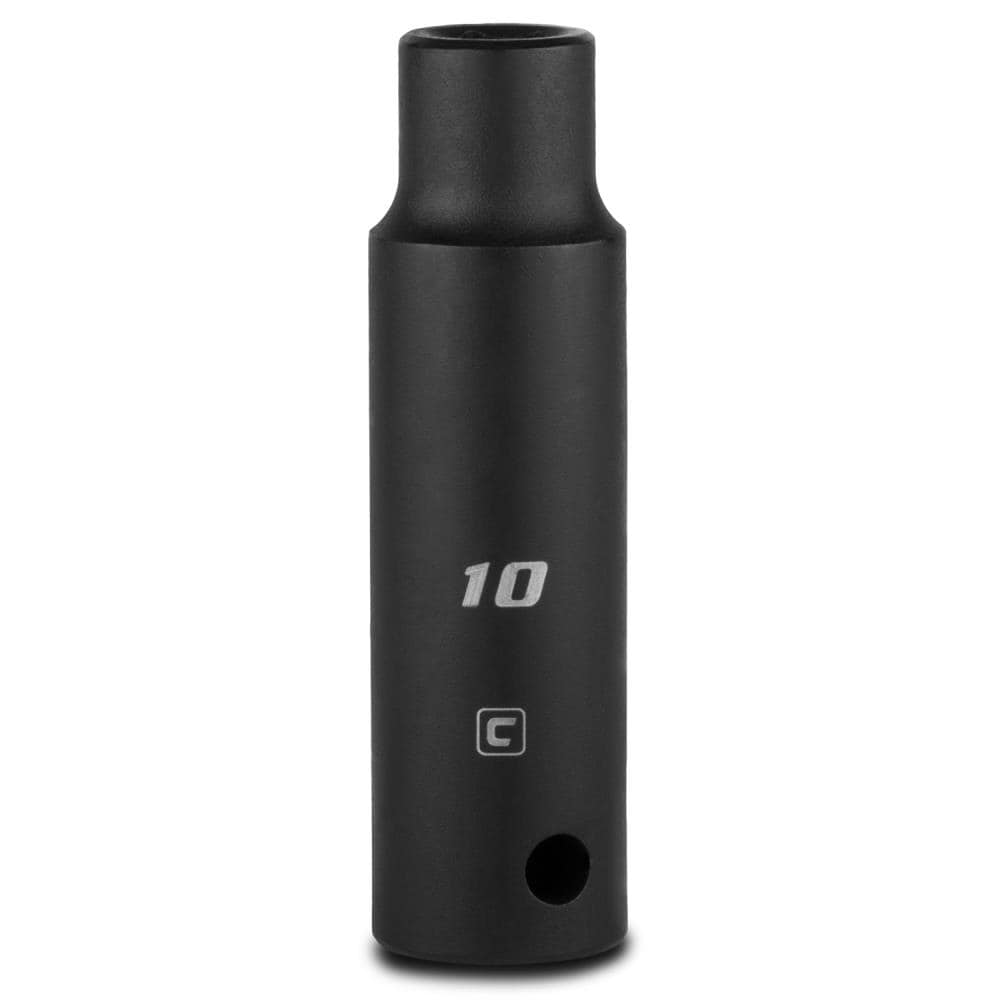 Capri Tools CP55210 Metric 1/2-in Drive 10mm 6-point Impact Socket Individual