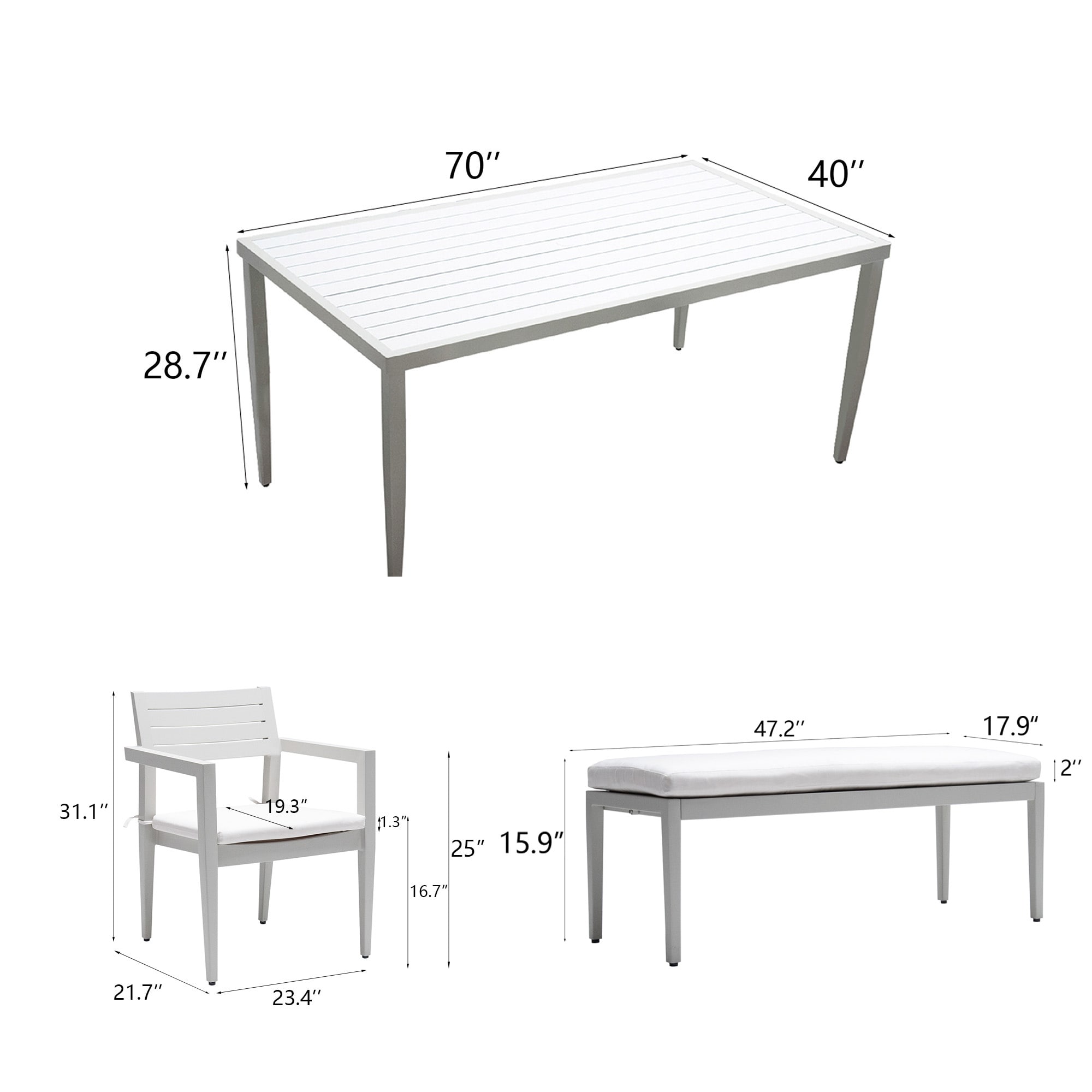 Xspracer ML-DS005 Patio-Dining-Sets - View #2