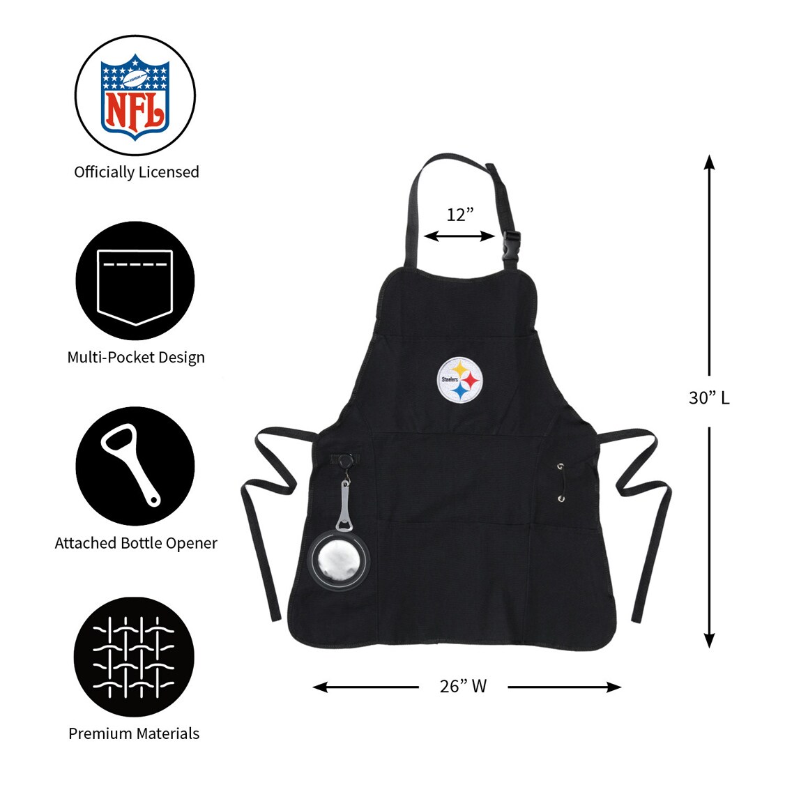 Team Sports America 4AP3824C Cooking-Apparel - View #3