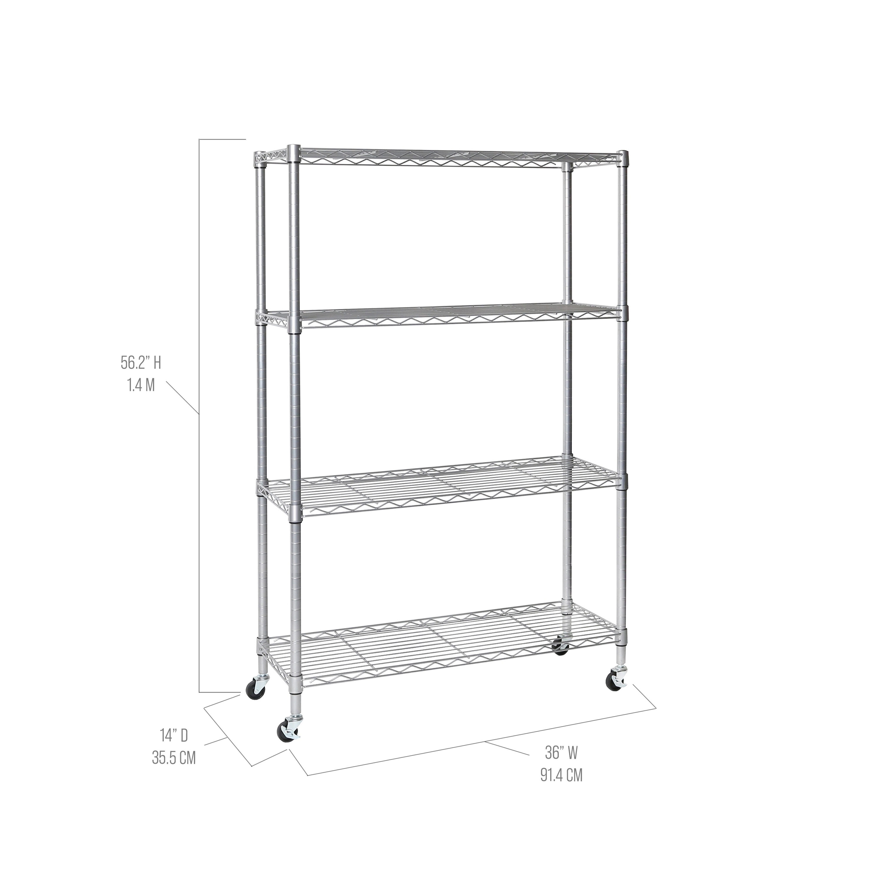 Seville Classics SHE15385B Free-Standing-Shelving - View #3