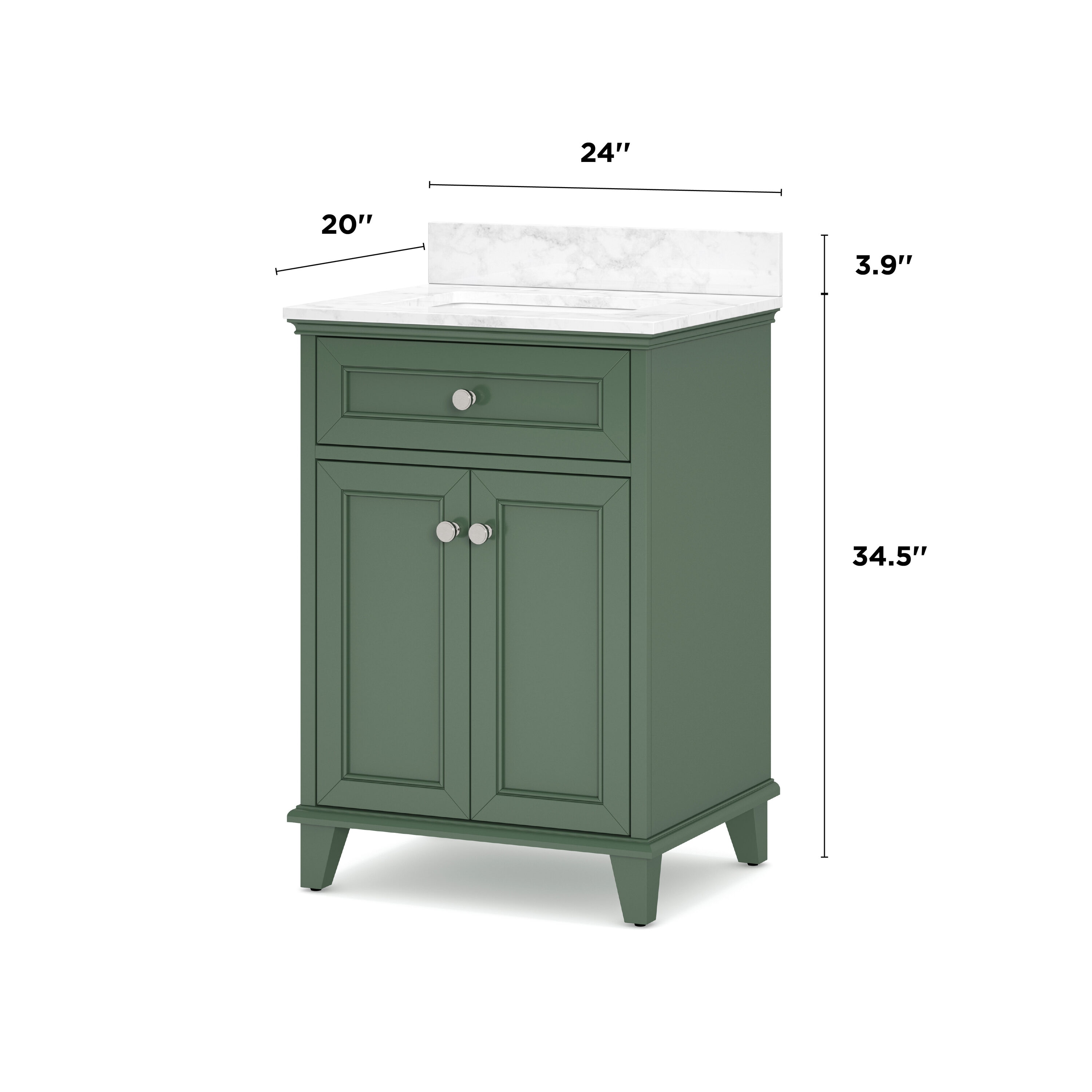 allen + roth LOWE24VPN Bath-Vanity-Combo - View #7