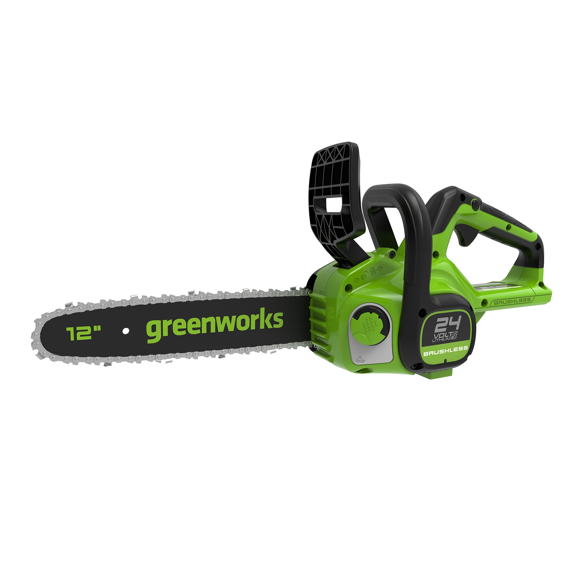 Greenworks 24V 12-Inch Brushless Chainsaw, Tool Only
