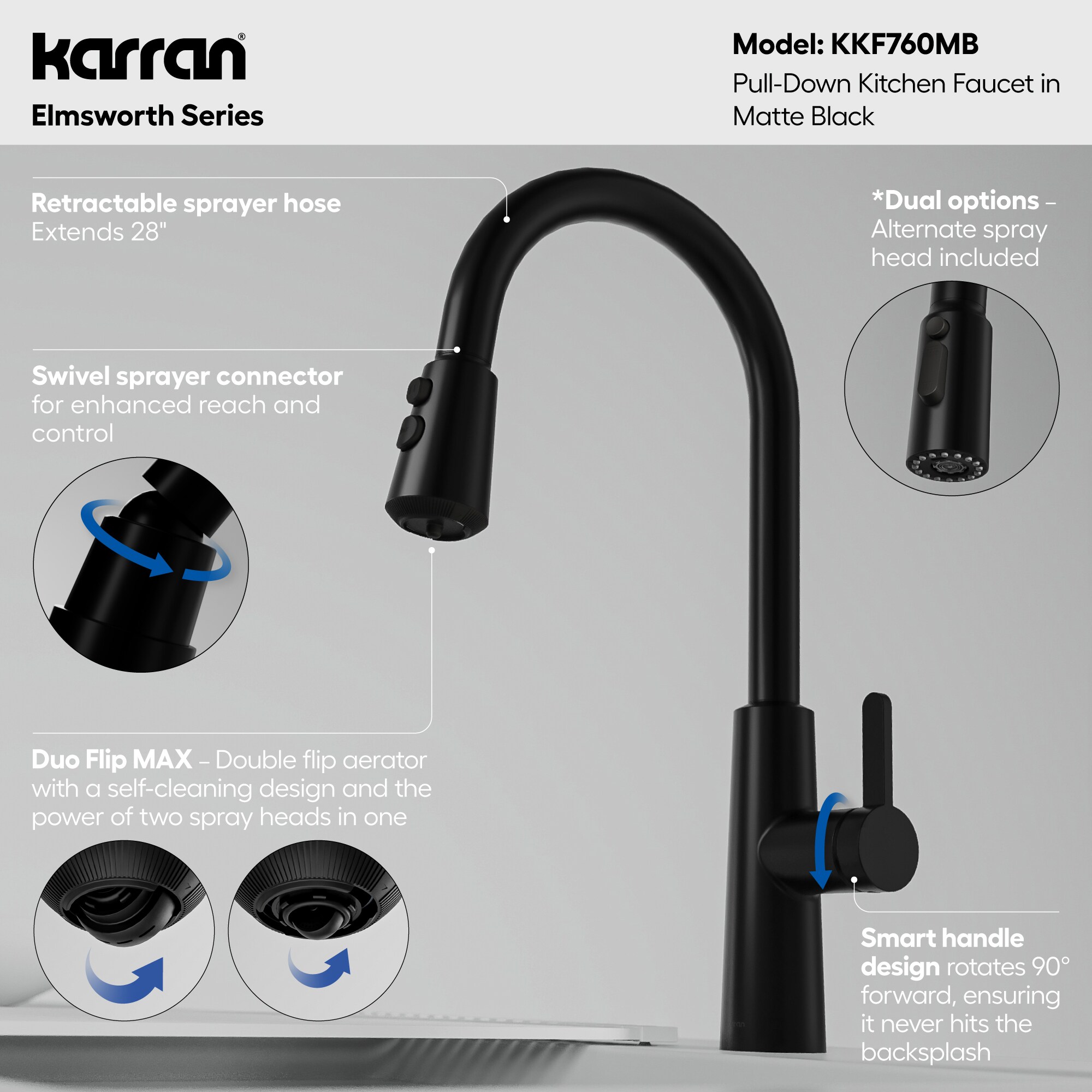 Karran KKF760MB Kitchen-Faucets - View #4