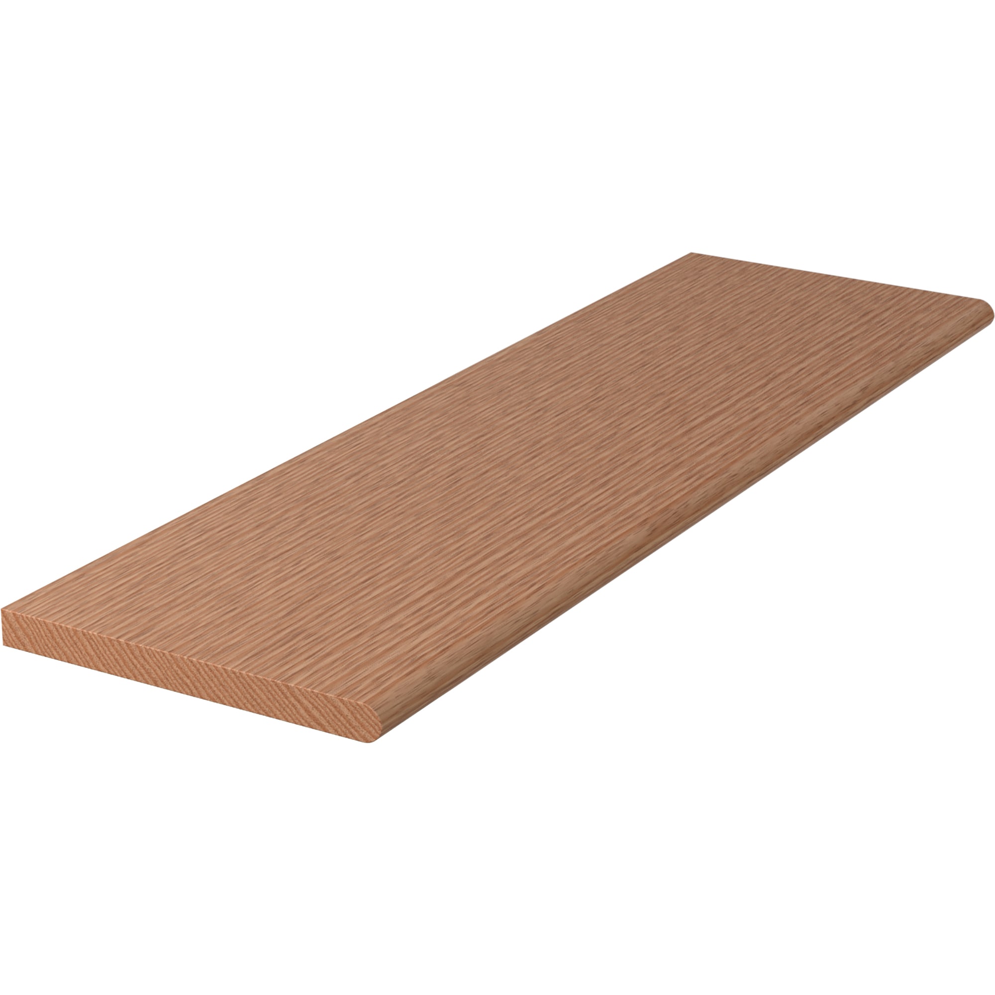 RELIABILT 4 1136 ETOAK 36-in x 11.5-in x 1.0312-in Unfinished Red oak No return Bullnose Stair Tread