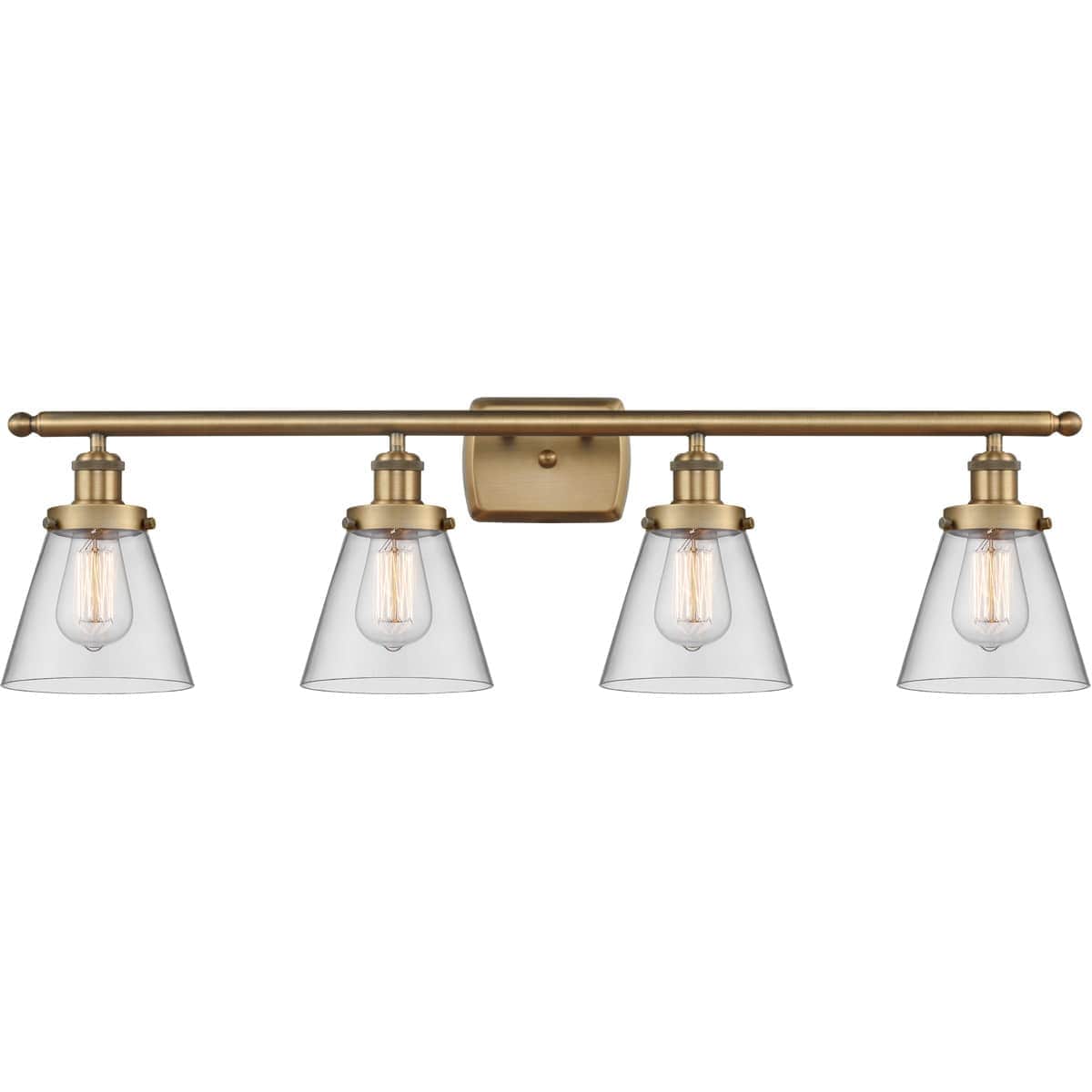 Innovations Lighting 916-4W-BB-G62 916-4W-BB-G62 Ballston Small Cone Bathroom Vanity Light