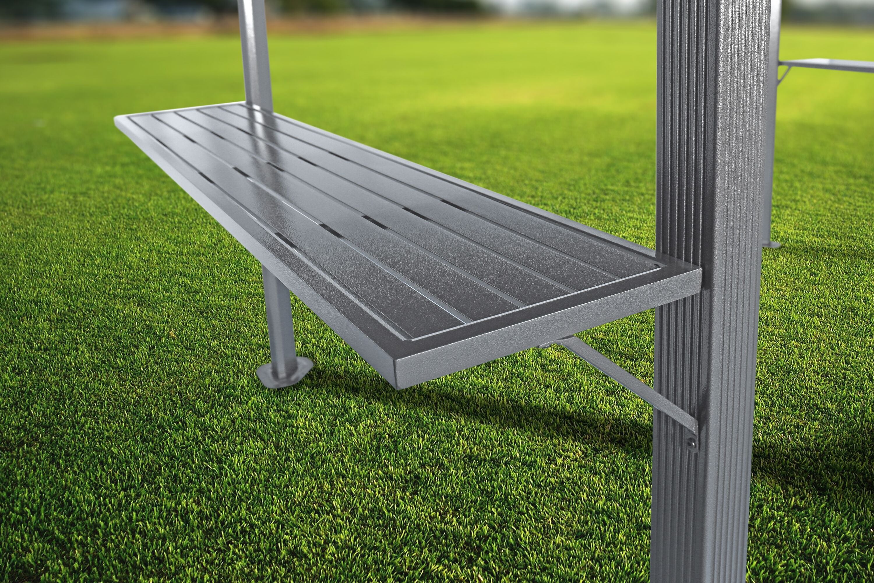 Gray 7 Ft. x 5.5 Ft. Metal Grill Gazebo with Fabric Roof
