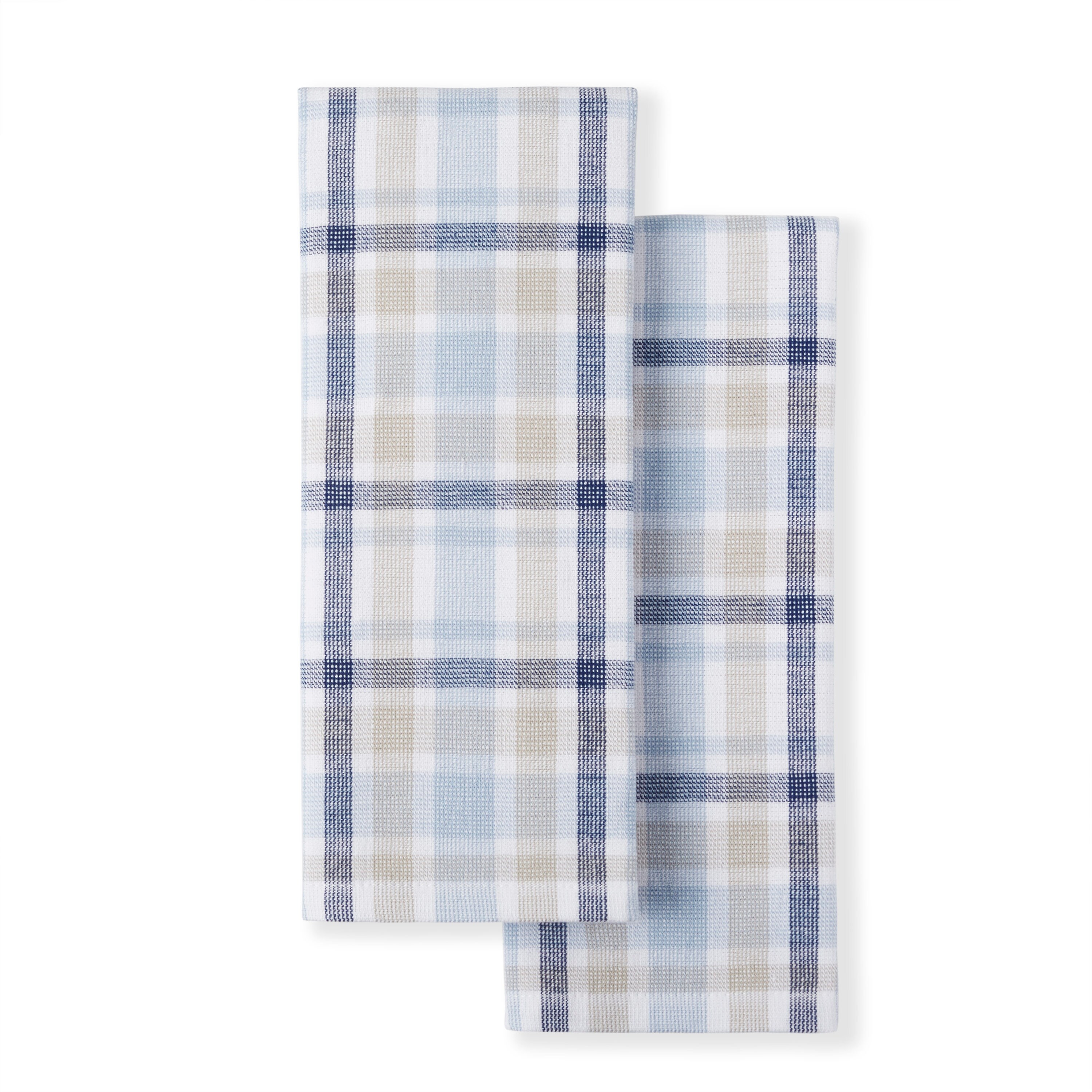 Martha Stewart Medallion Kitchen Towel Set - Blue, 3 pk - City Market