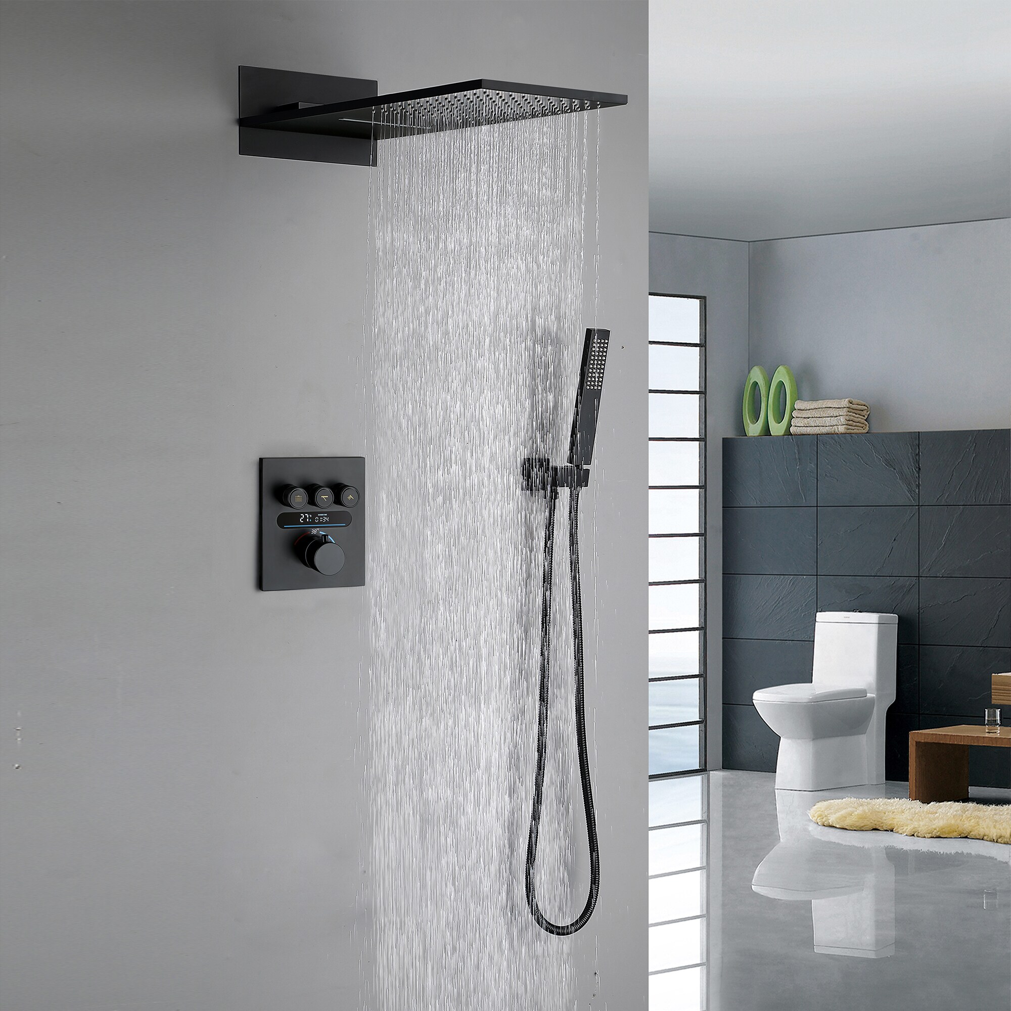 MODLAND MDL1SS29MB8 Showerhead-Bar-Panels - View #2