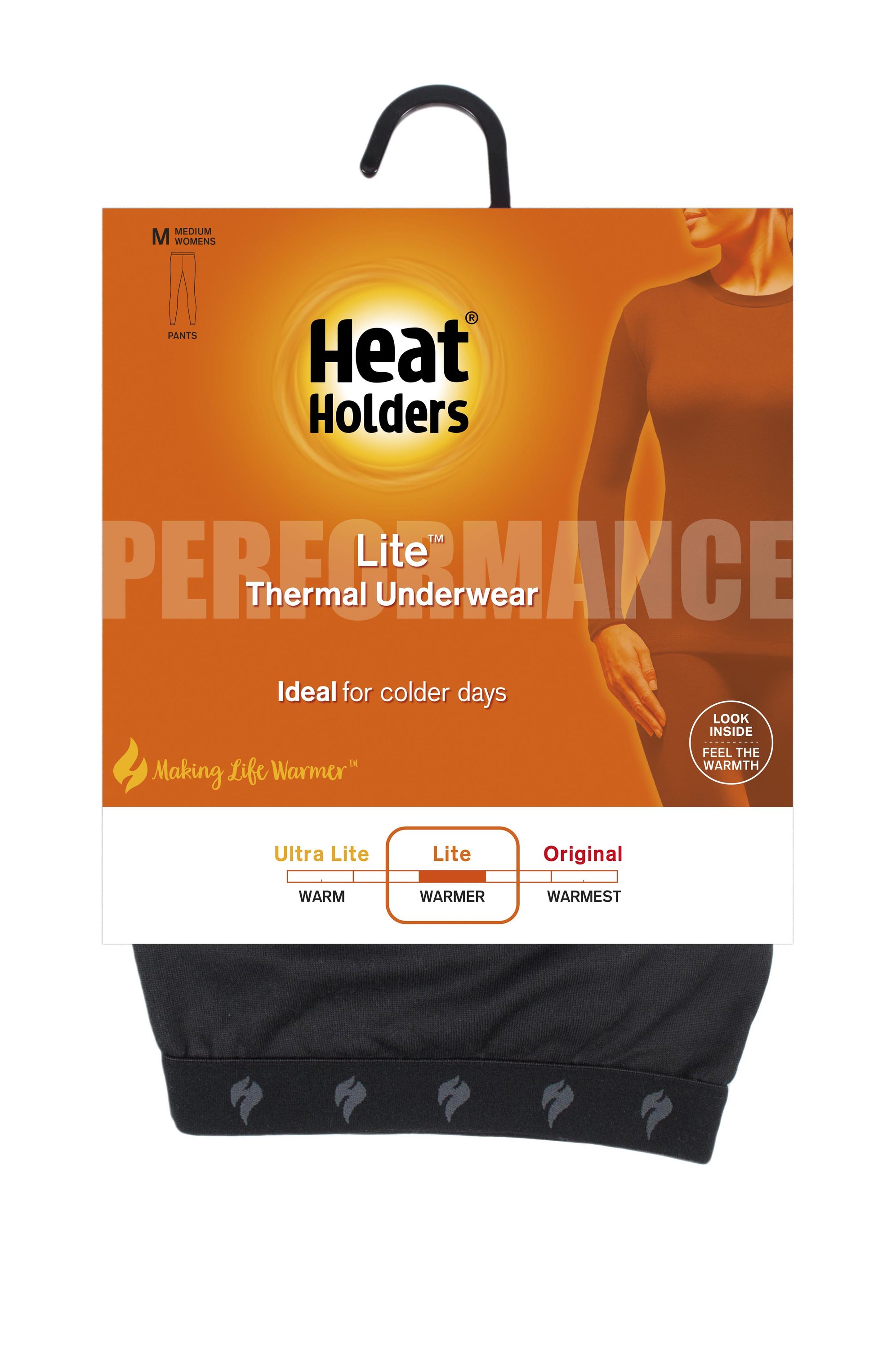 Heat Holders Black Polyester Thermal Base Layer (Large) in the