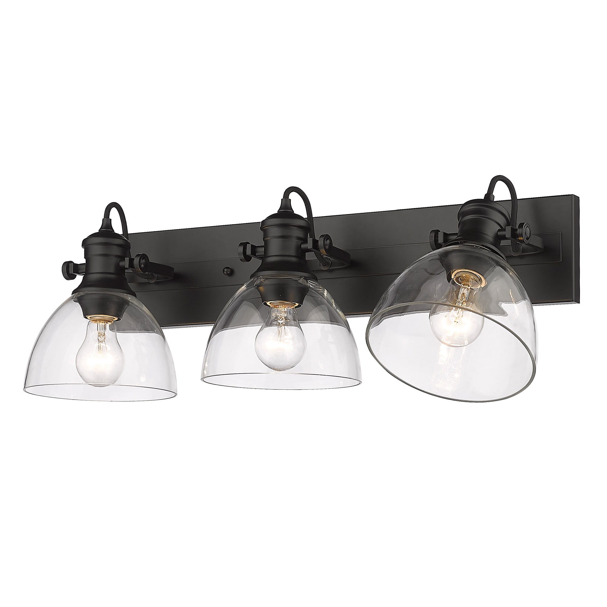 Golden Lighting 3118-BA3 BLK-CLR b089995 - View #4