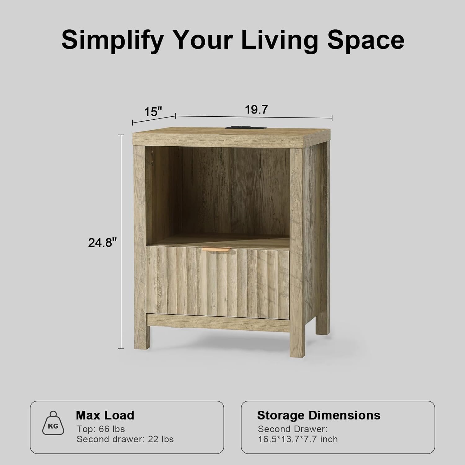 LTMATE LSAFNT0003GD nightstands - View #4