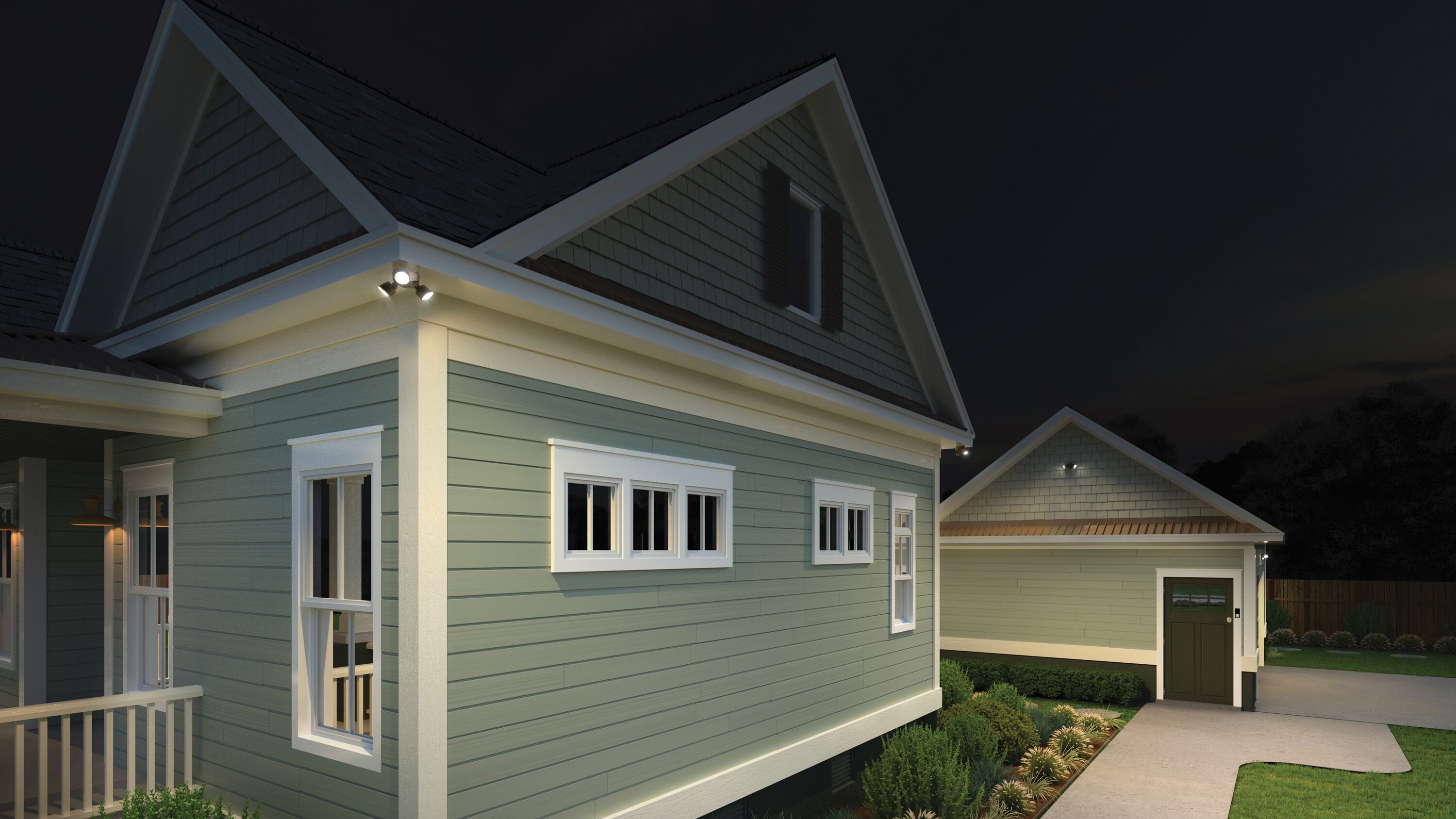 Lithonia Lighting  HGX HomeGuard Outdoor Flood Light Collection