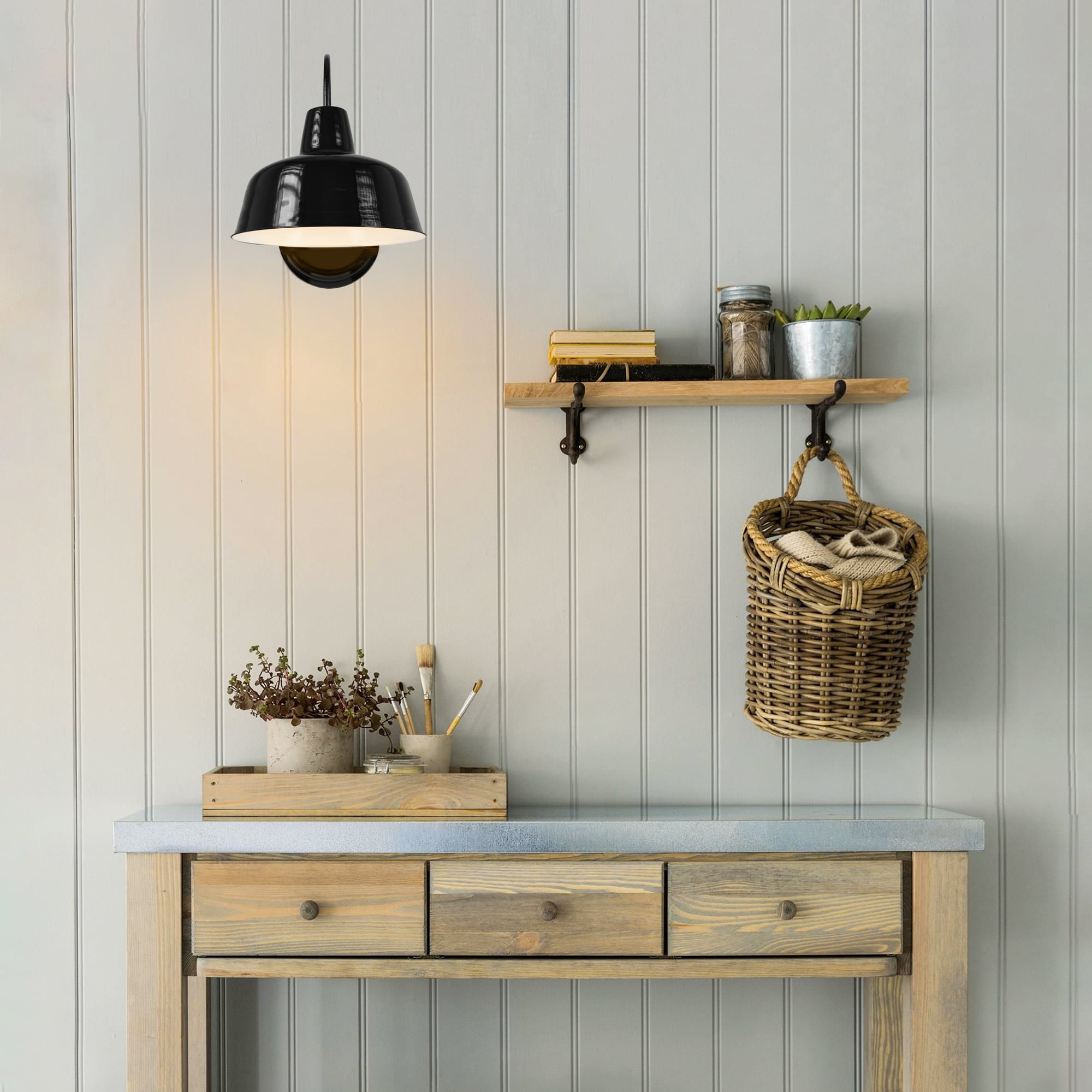 Design House 588830-SB Outdoor-Wall-Lighting - View #4