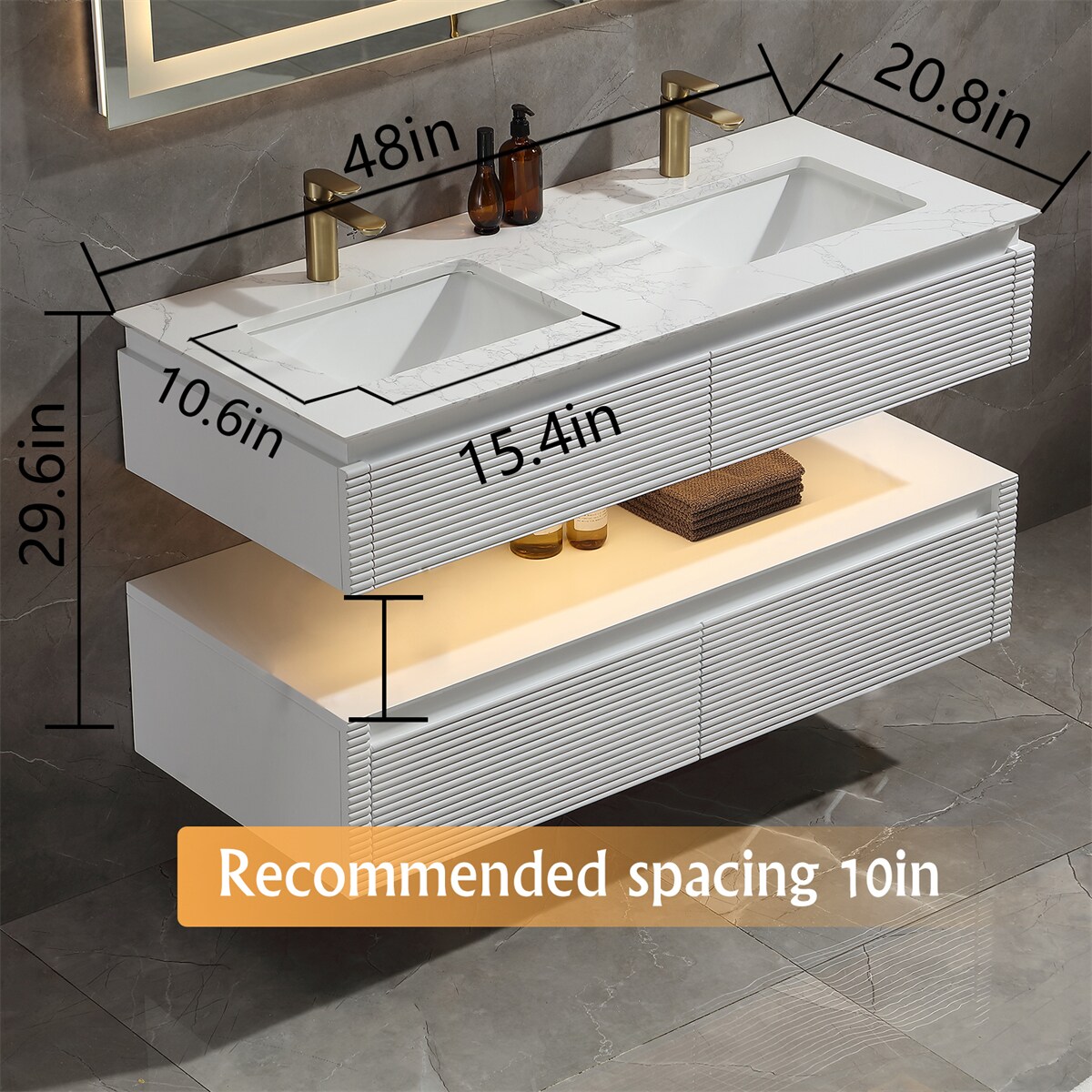 Iseryn AAB48V14WH Bath-Vanity-Combo - View #6
