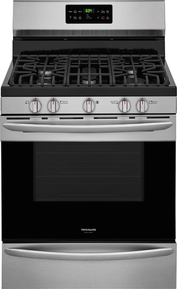 Frigidaire Gallery 30-in 5 Burners 5-cu ft Self-Cleaning Convection ...