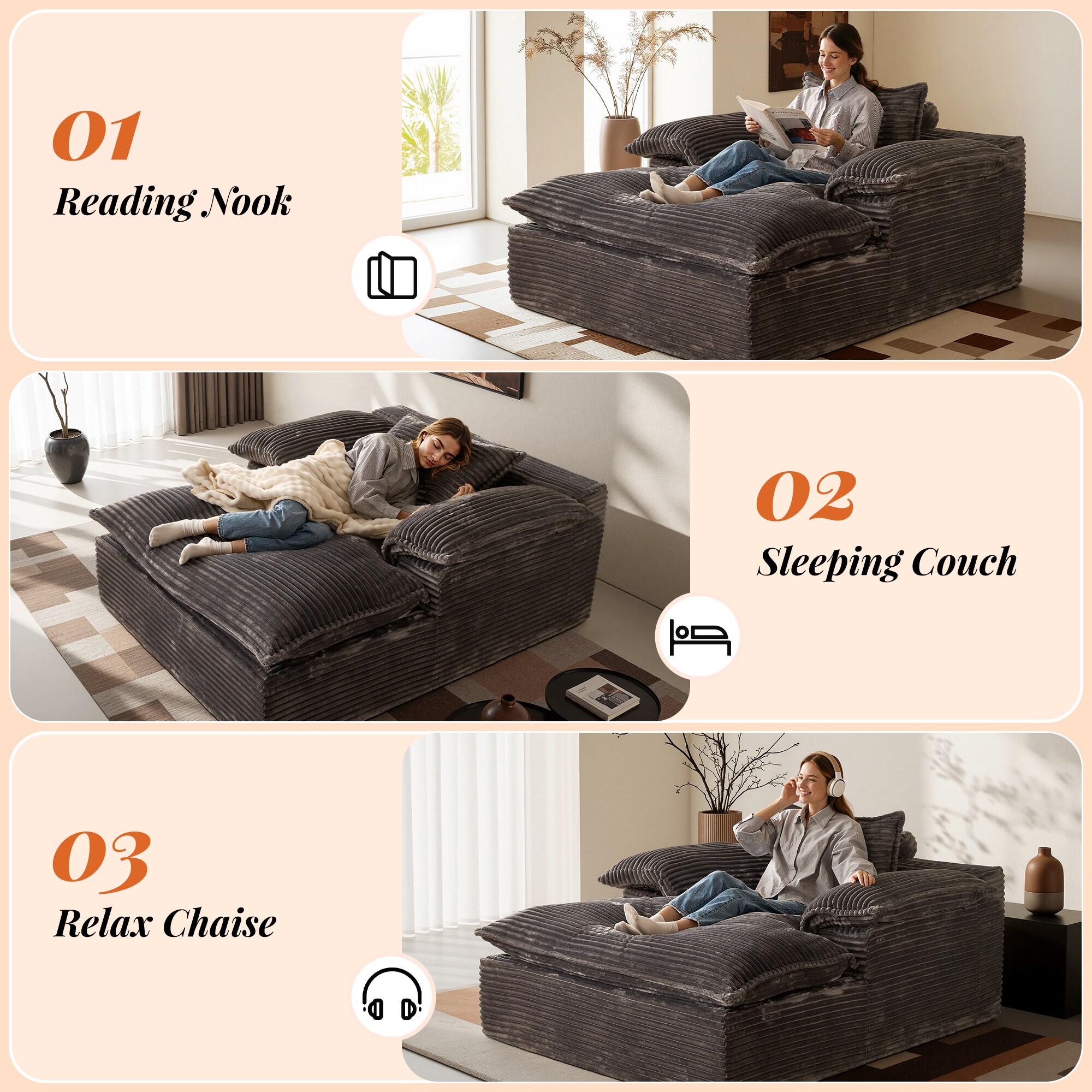 Caodoc L5-NOPR500-4 Sofas-Loveseats - View #7
