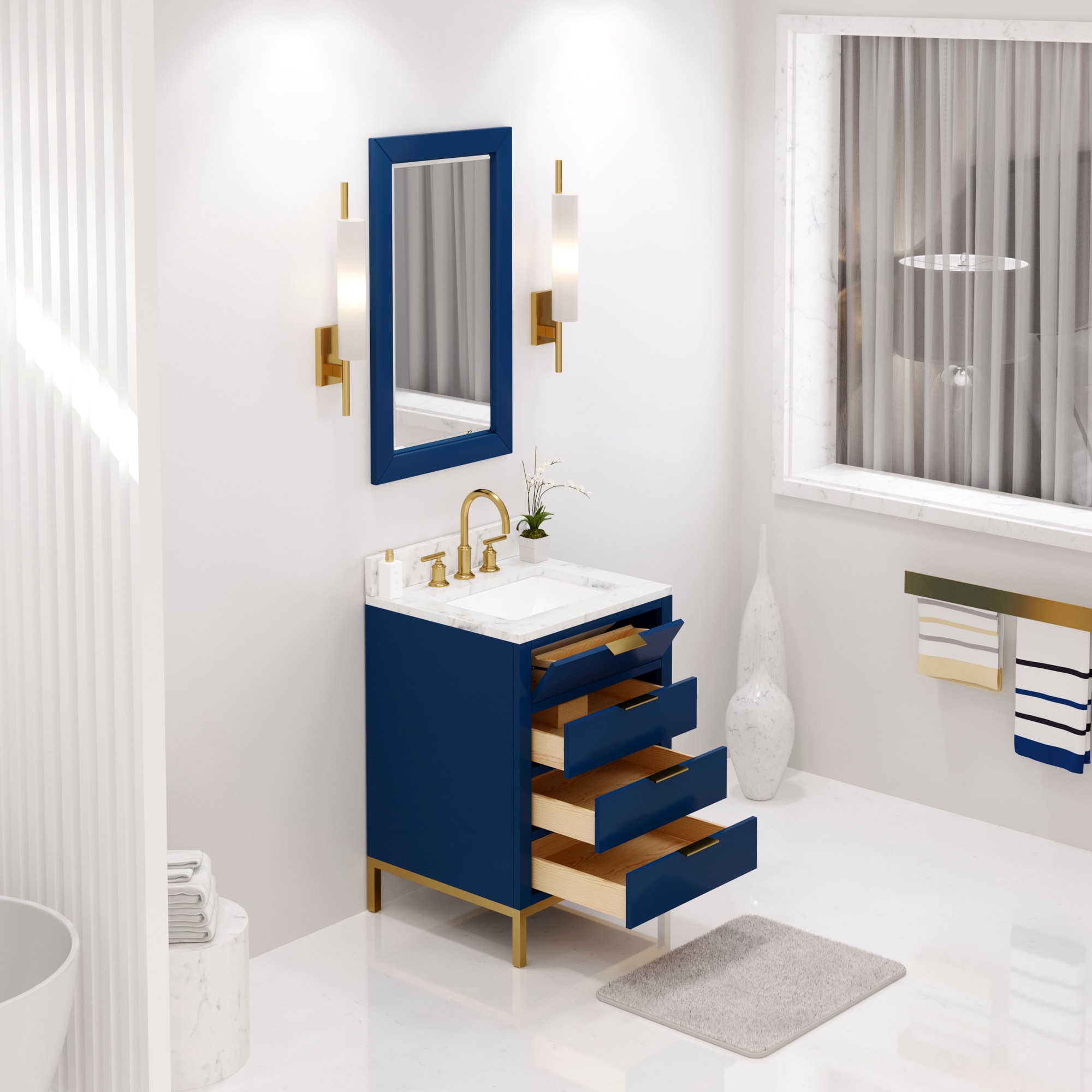 Water Creation BR24CW06MB-R21BL1406 Bath-Vanity-Combo - View #4