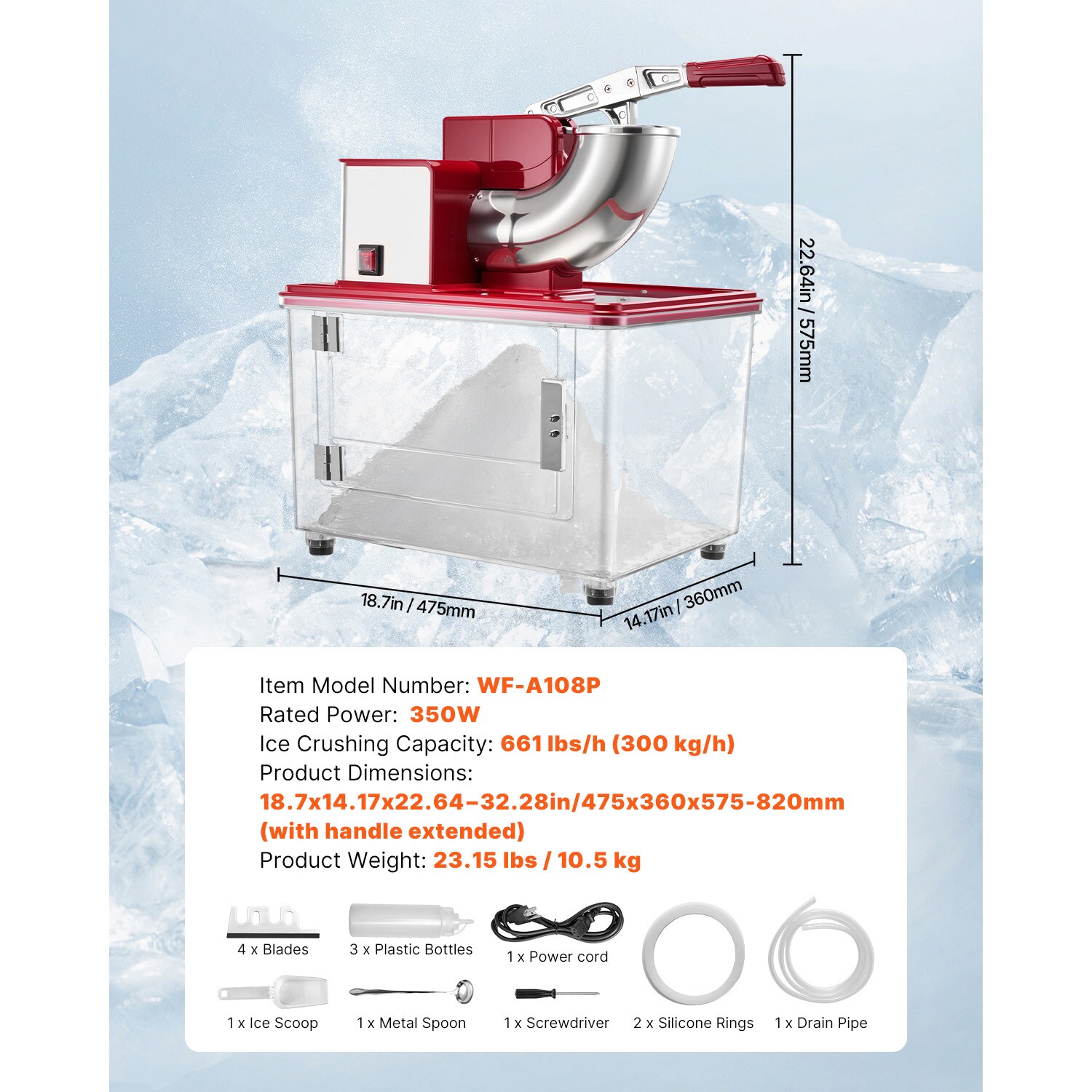VEVOR SBJDHKHS661LIYUTYV1 Frozen-Drink-Makers - View #8