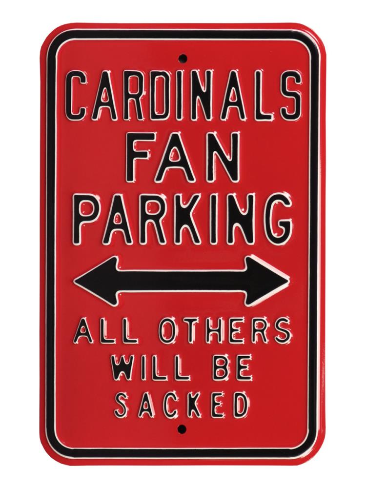 Authentic Street Signs Arizona Cardinals Metal 18-in H x 12-in W Sports  Metal Sign at