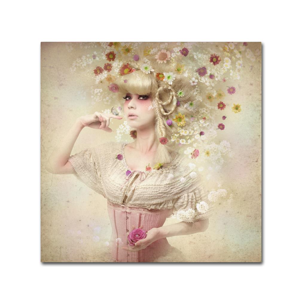 Trademark Fine Art 1X01507-C3535GG Framed 35-Inches H x 35-Inches W Fantasy Canvas Print
