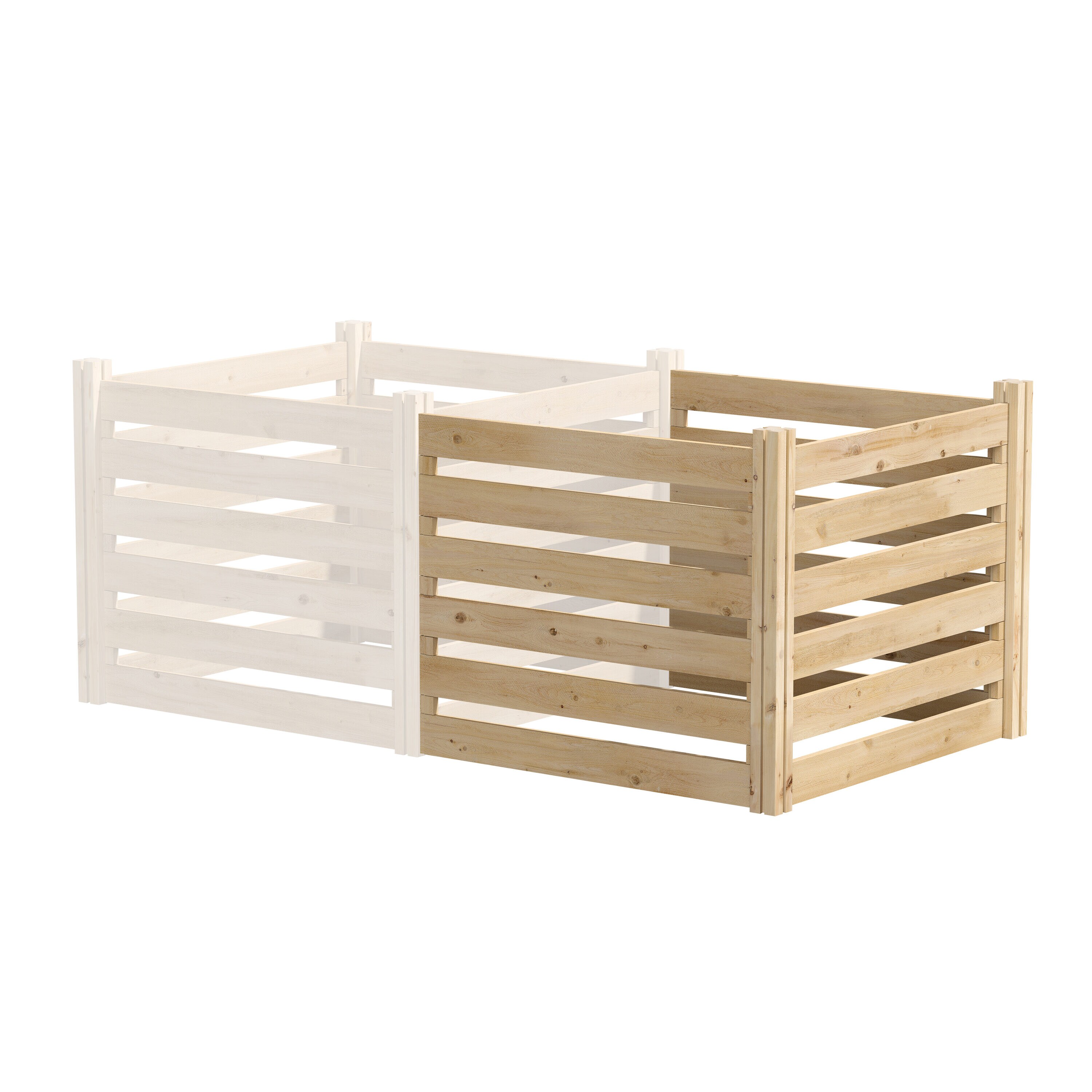 Greenes Fence 309.17 Wood Stationary bin Composter