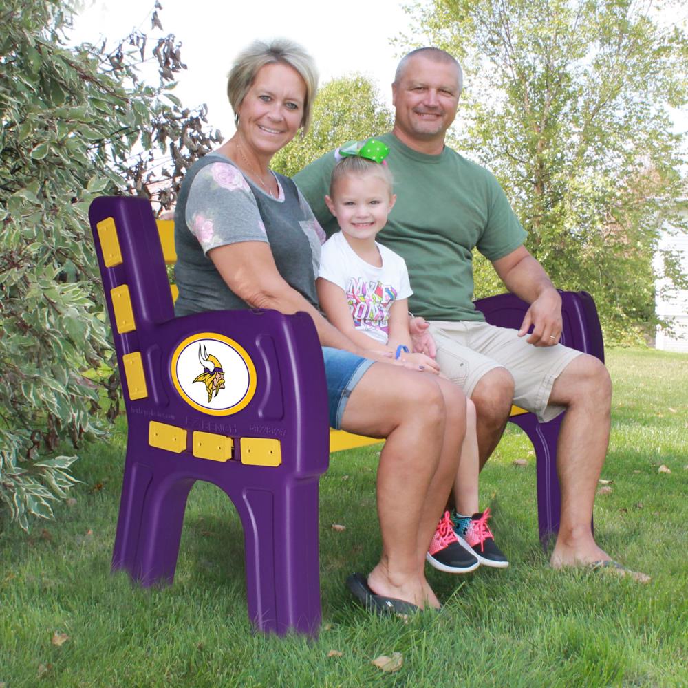 Imperial Minnesota Vikings Park Bench