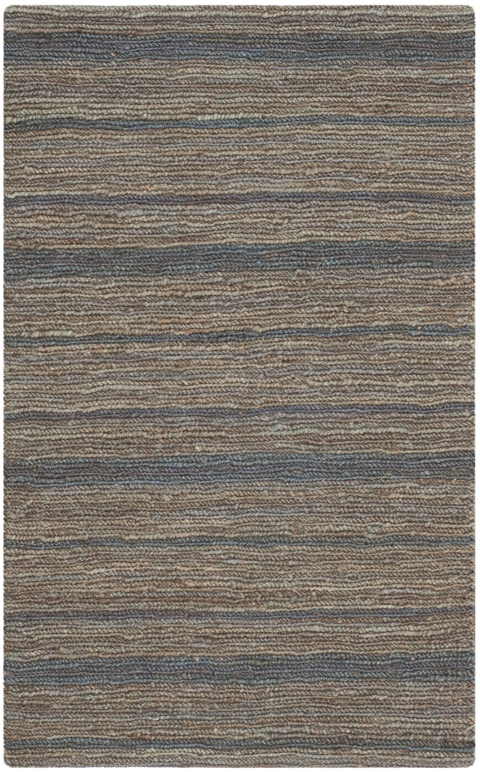 Eco-Friendly Handmade Organica Blue Jute 3' x 5' Area Rug