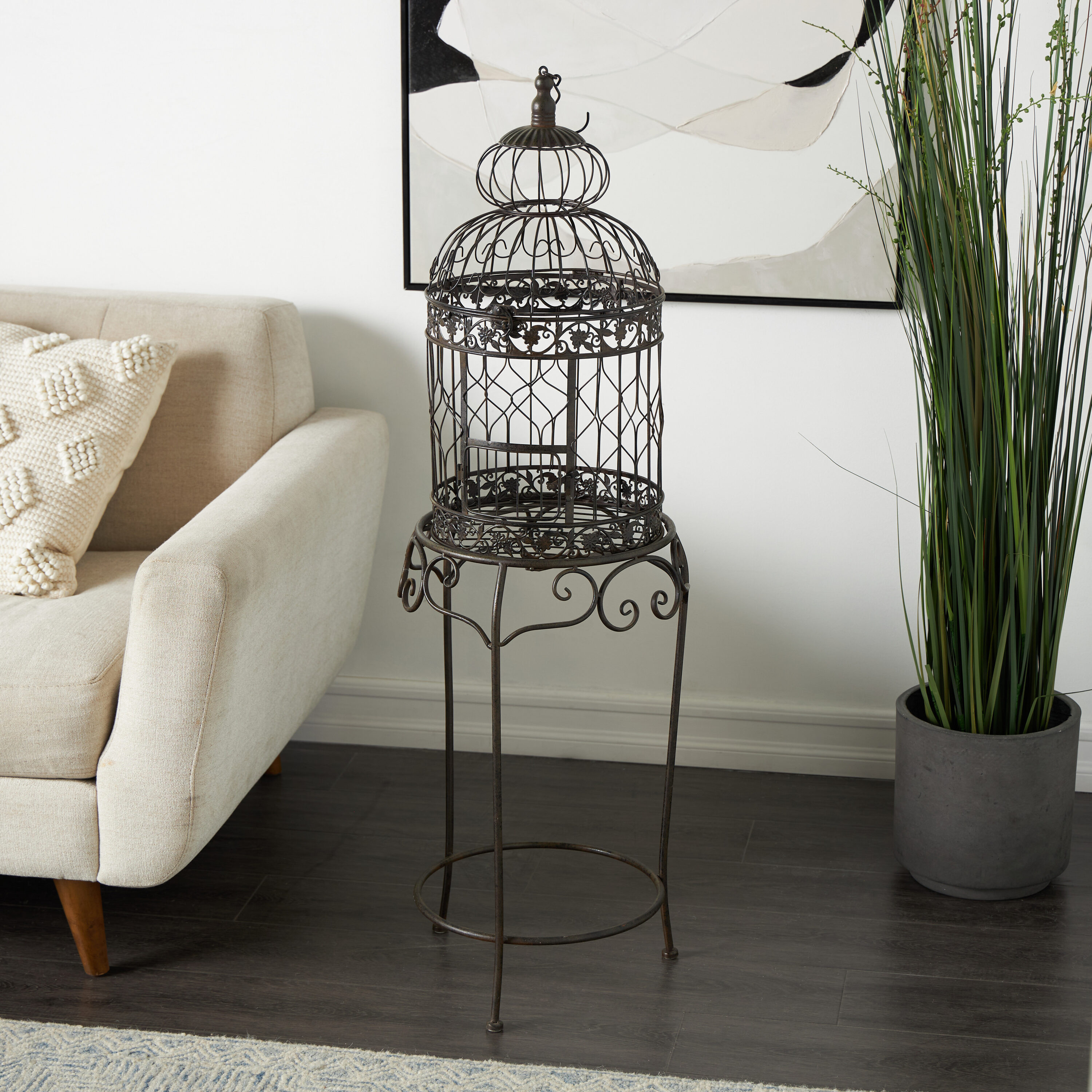 Grayson Lane 55122 Black Iron Modern Decorative object