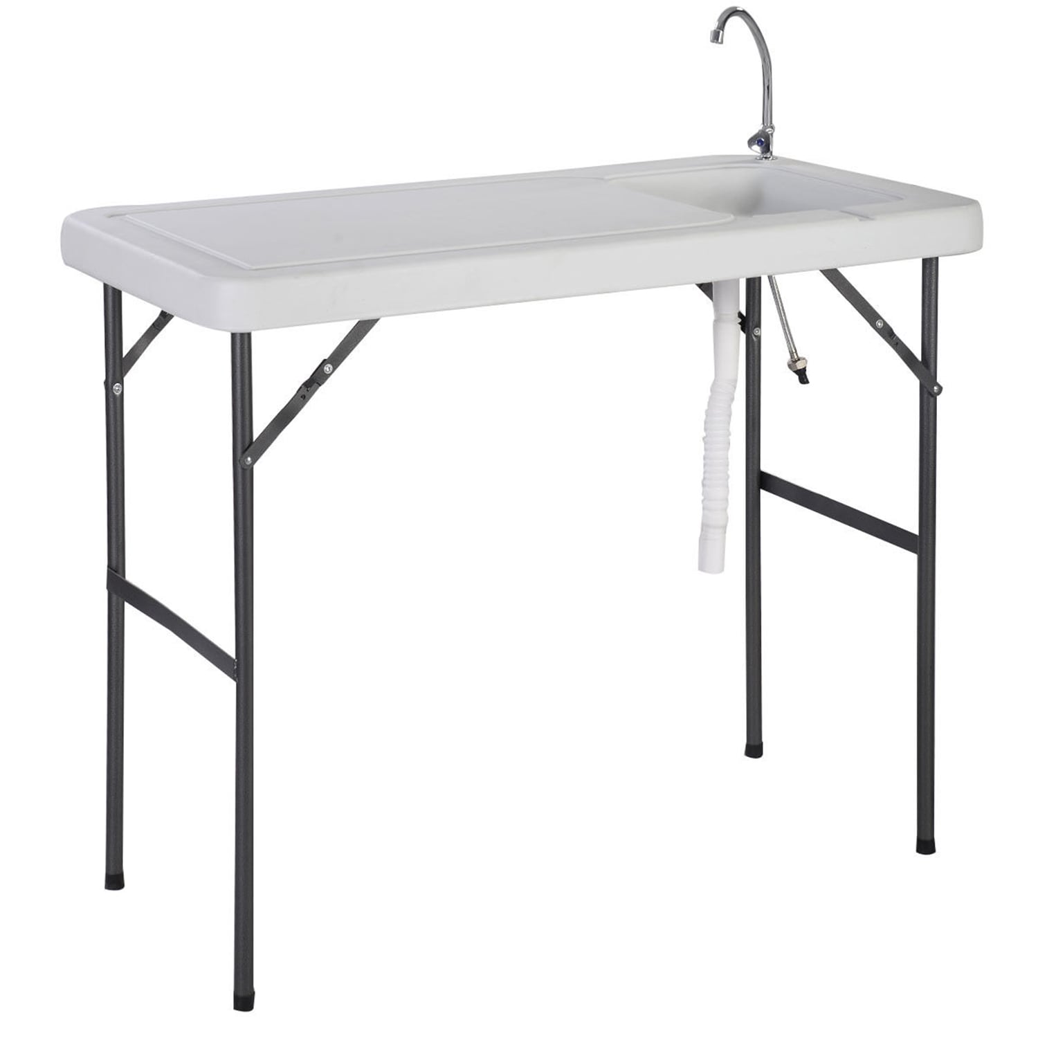 WELLFOR DOZ2767 Rectangle Outdoor Cooking Table 23-in W x 45-in L