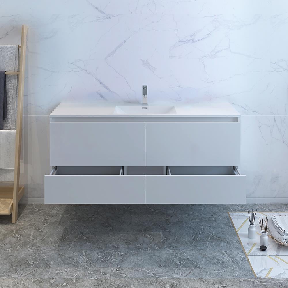 Fresca FCB9260WH-S-I Bath-Vanity-Combo - View #4