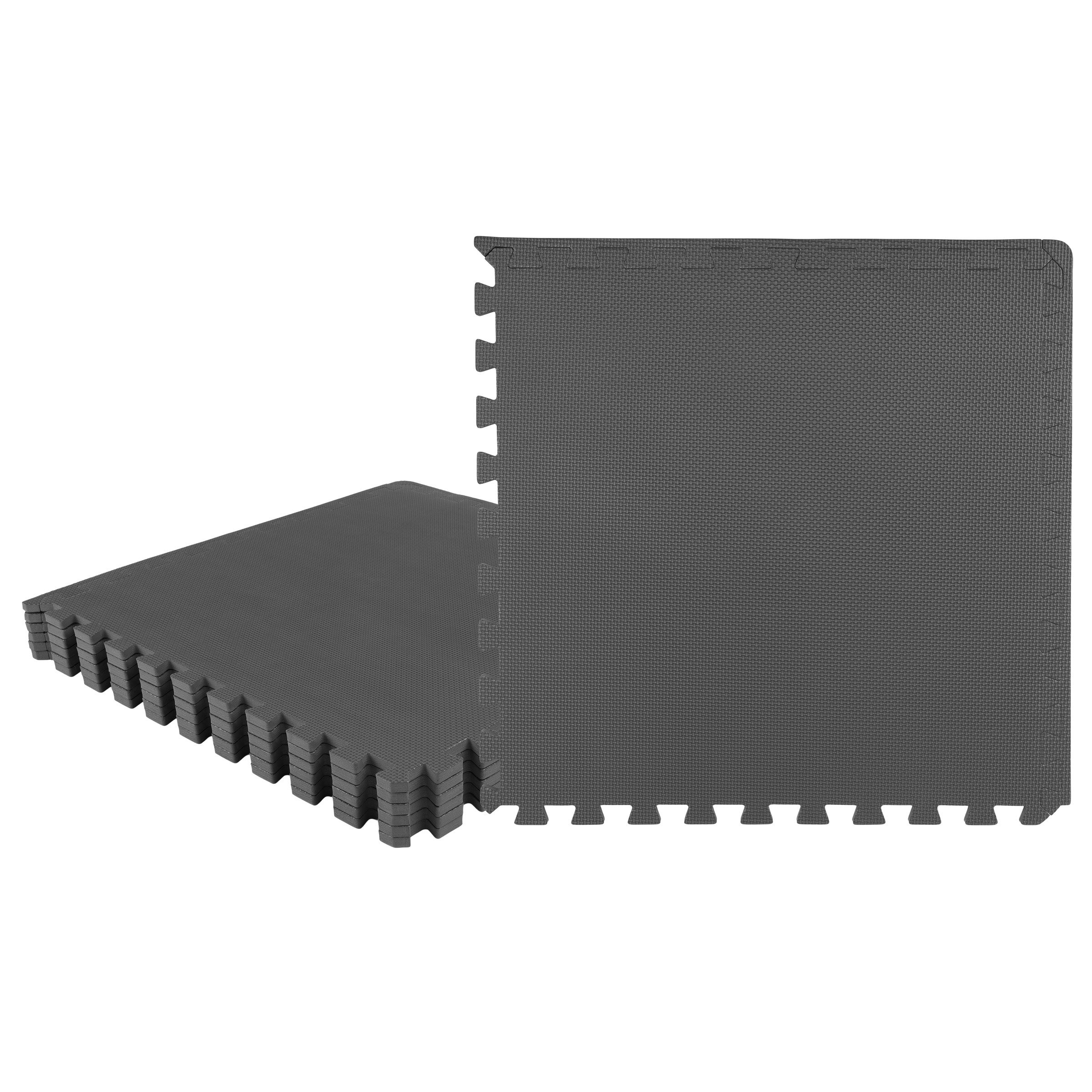 Fleming Supply 549431CBQ 24-in W x 24 L x 1 T Interlocking Foam Gym Floor Tile ( 24-sq ft ) 6 -Pack