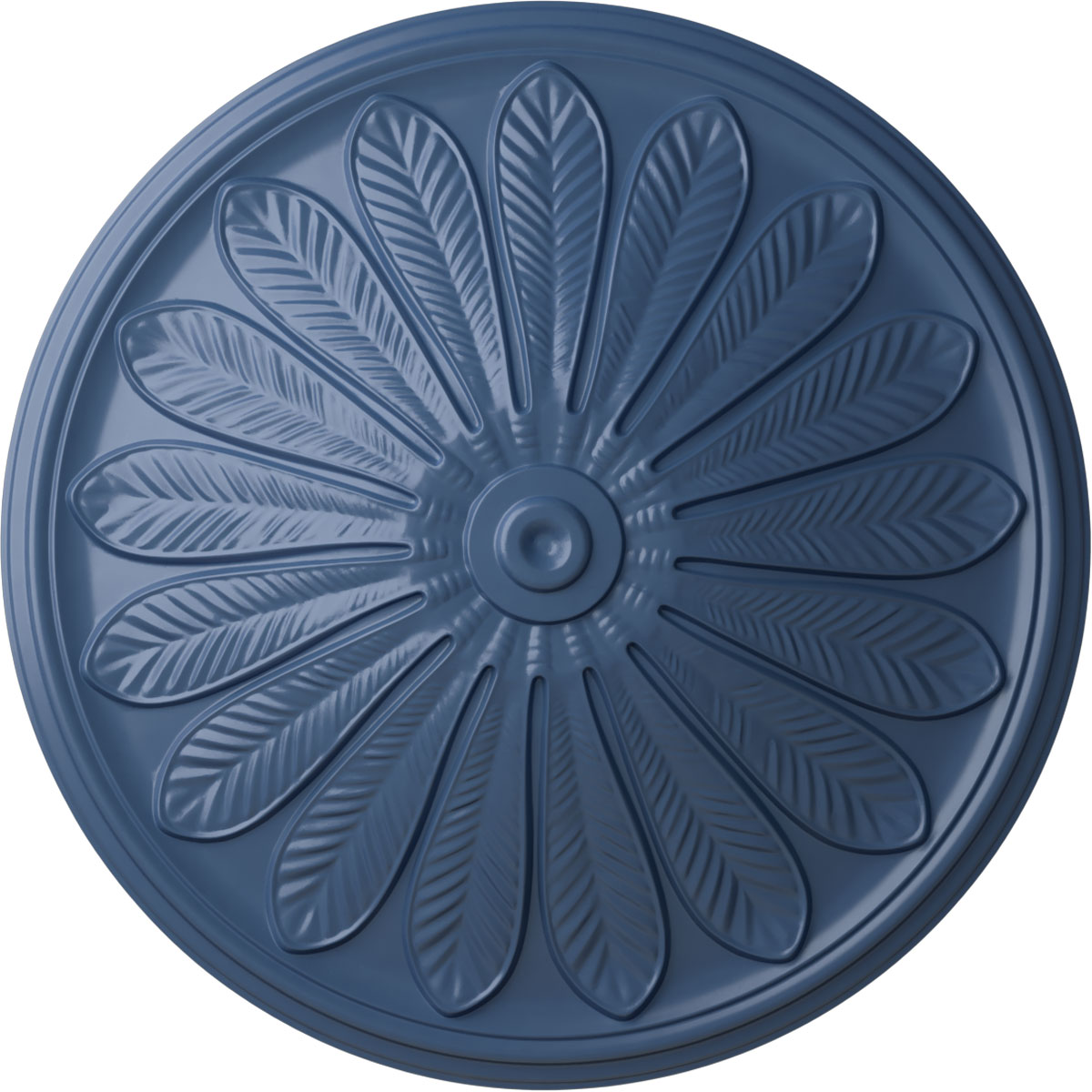 Ekena Millwork CM25BRAMF Brontes 25.5-in W x 25.5-in L Painted Americana Polyurethane Whole Ceiling Medallion
