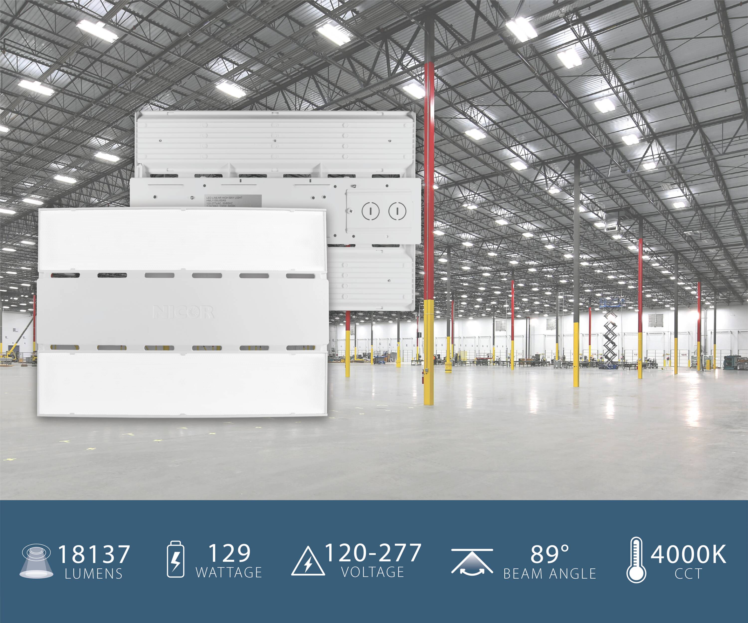 Nicor Lighting HML1100U40A High-Bay-Lights - View #2