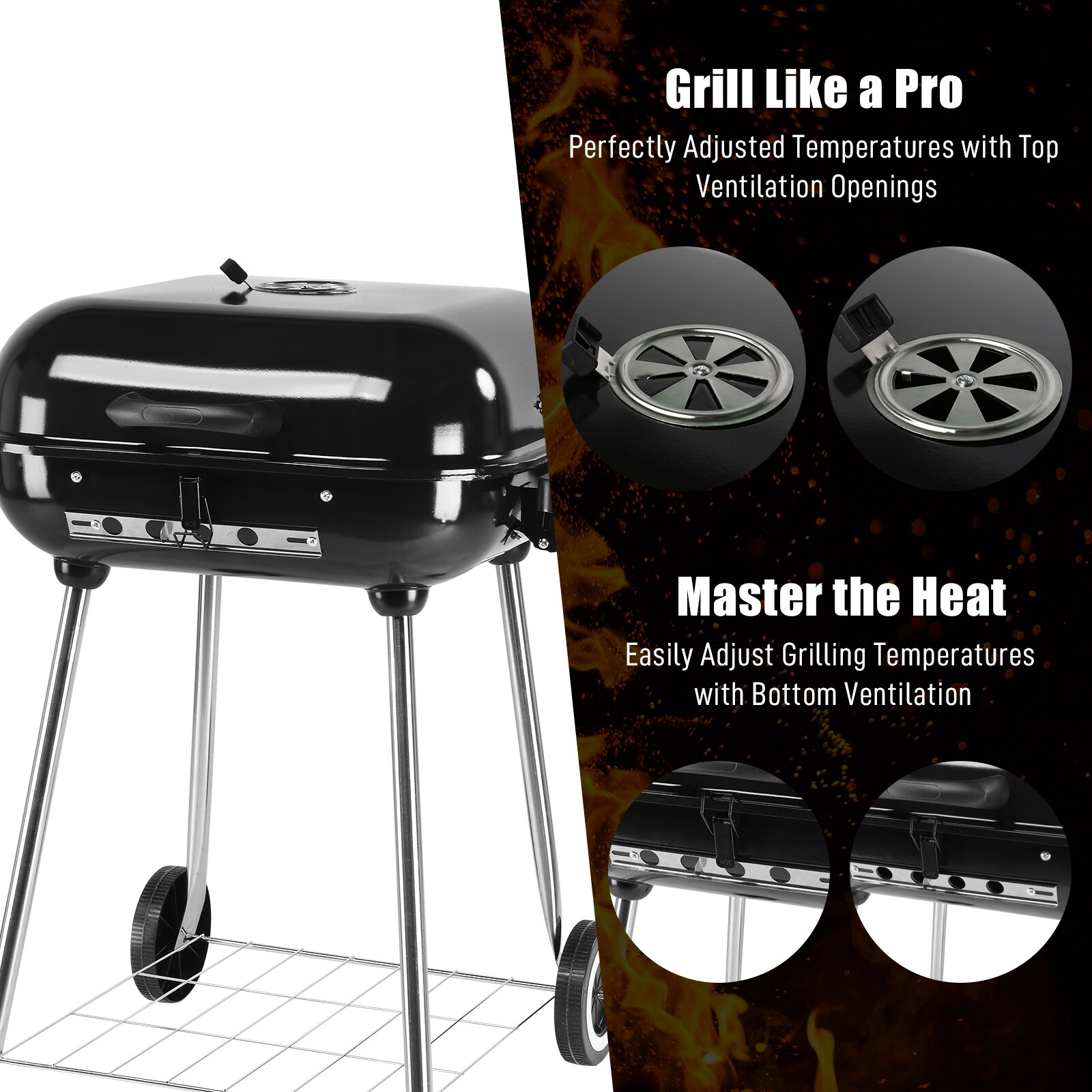 Winado LO1G57000676 Charcoal-Grills - View #3