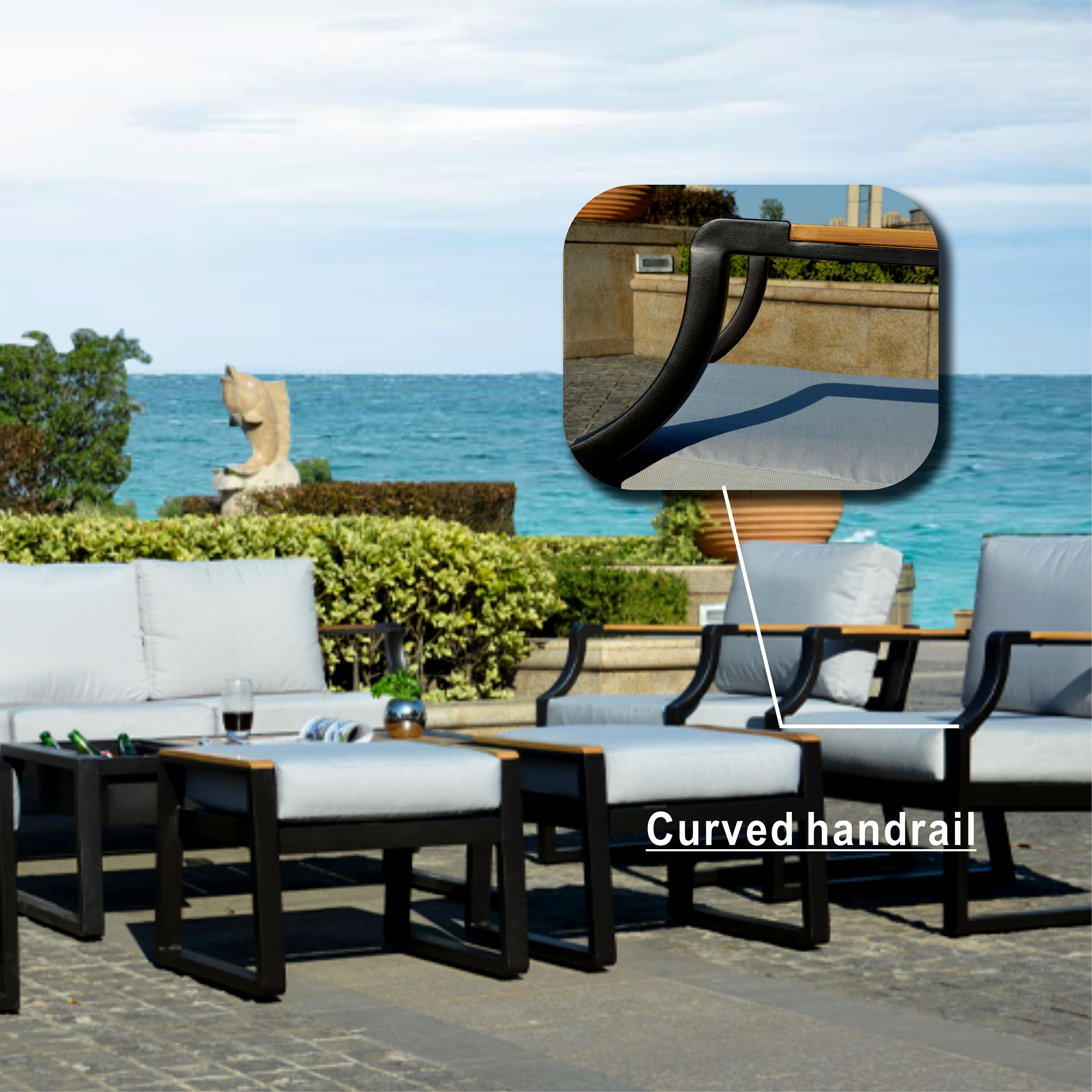 Moda Furnishings MOS-2103-B Patio-Conversation-Sets - View #6