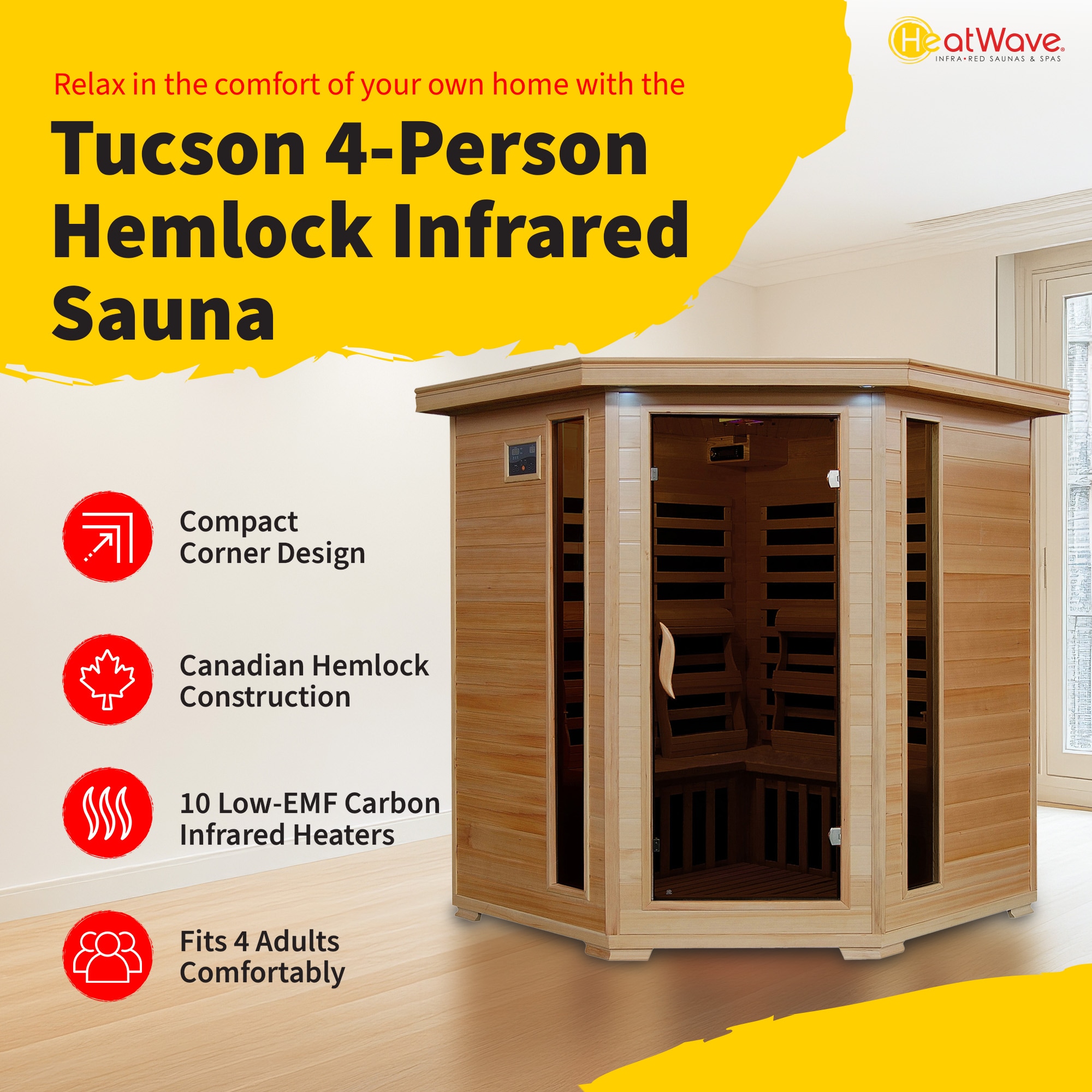 HEAT WAVE BSA2420 Indoor-Saunas - View #2