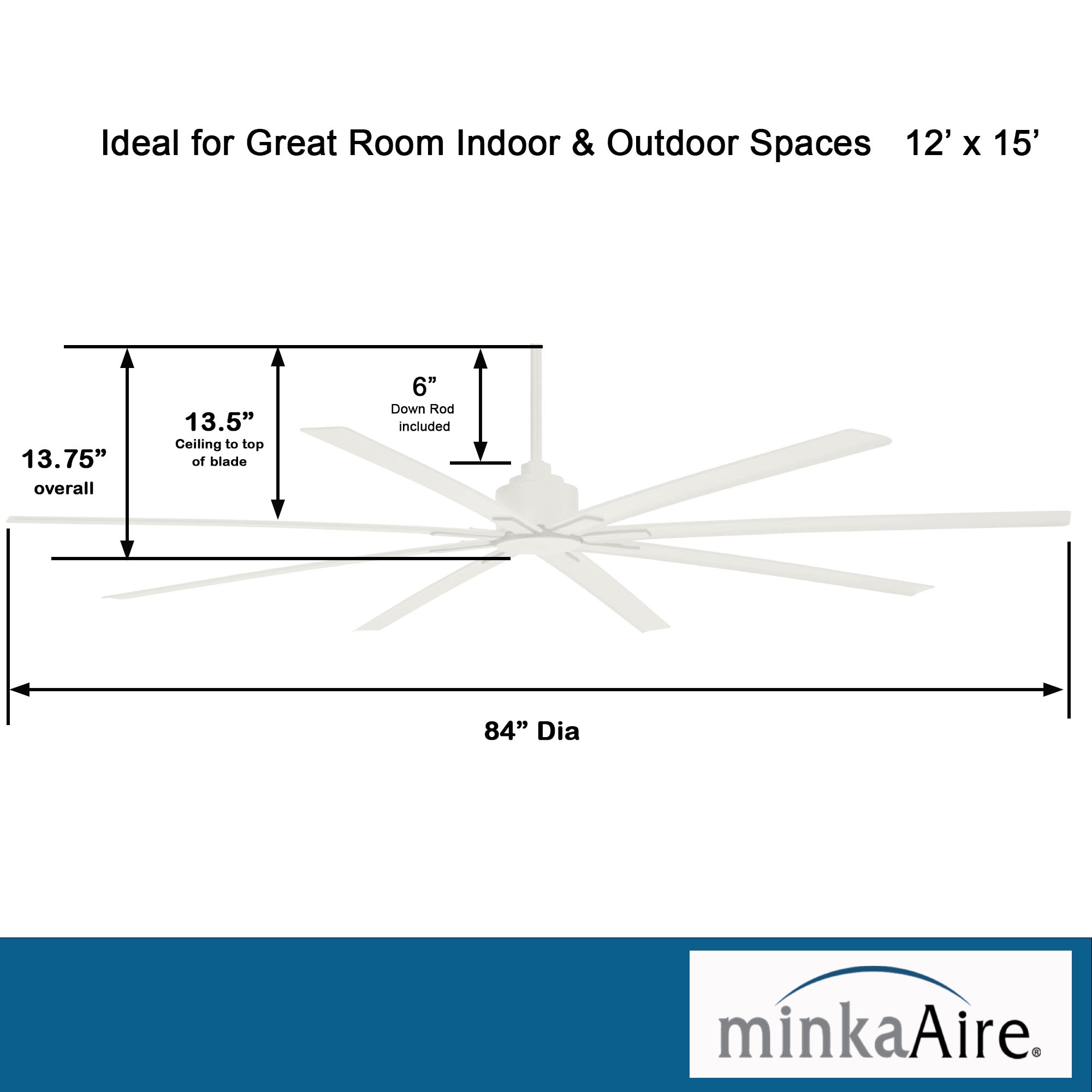 Minka Aire F896-84-WHF Ceiling-Fans - View #9