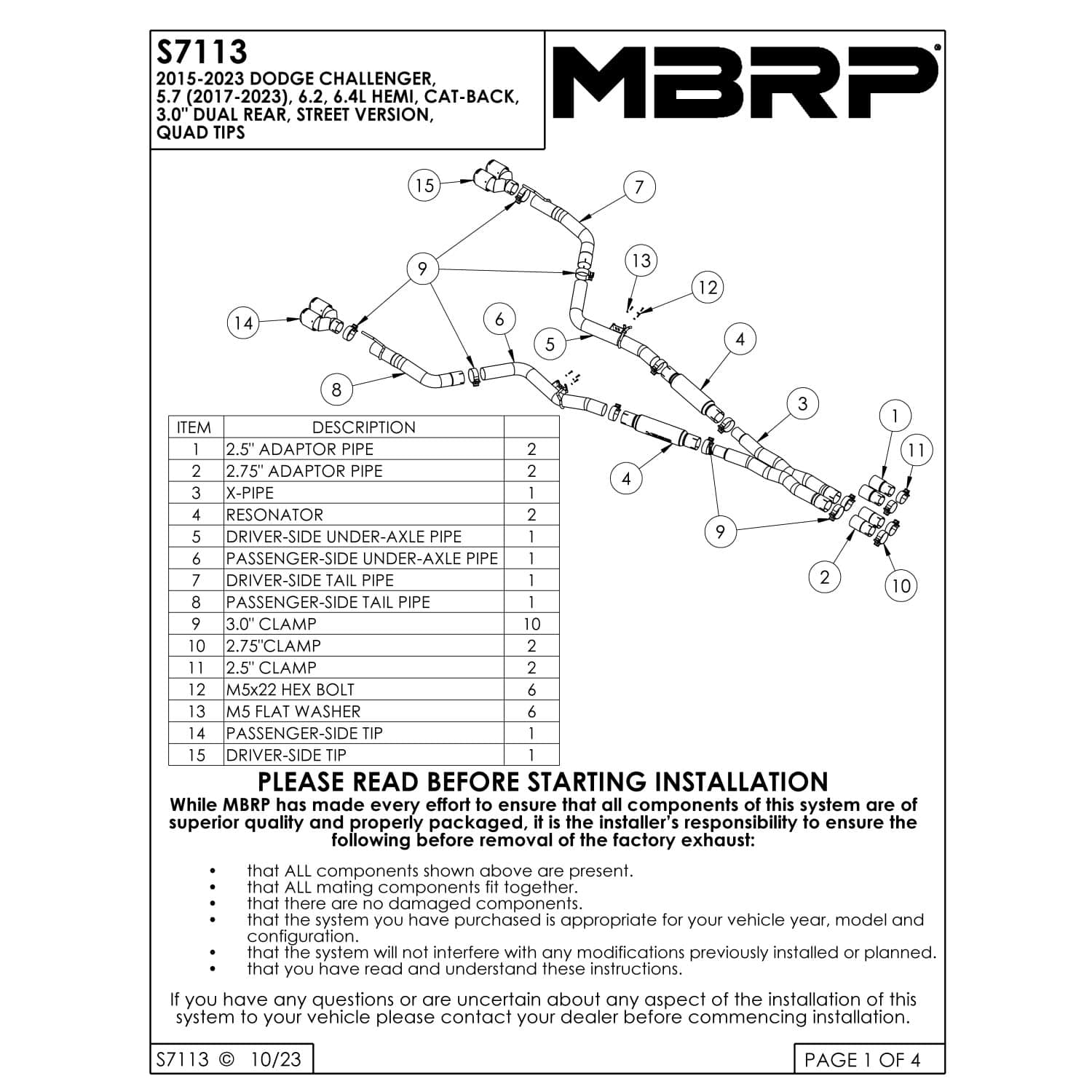 MBRP S7113AL Exterior-Car-Acc - View #2