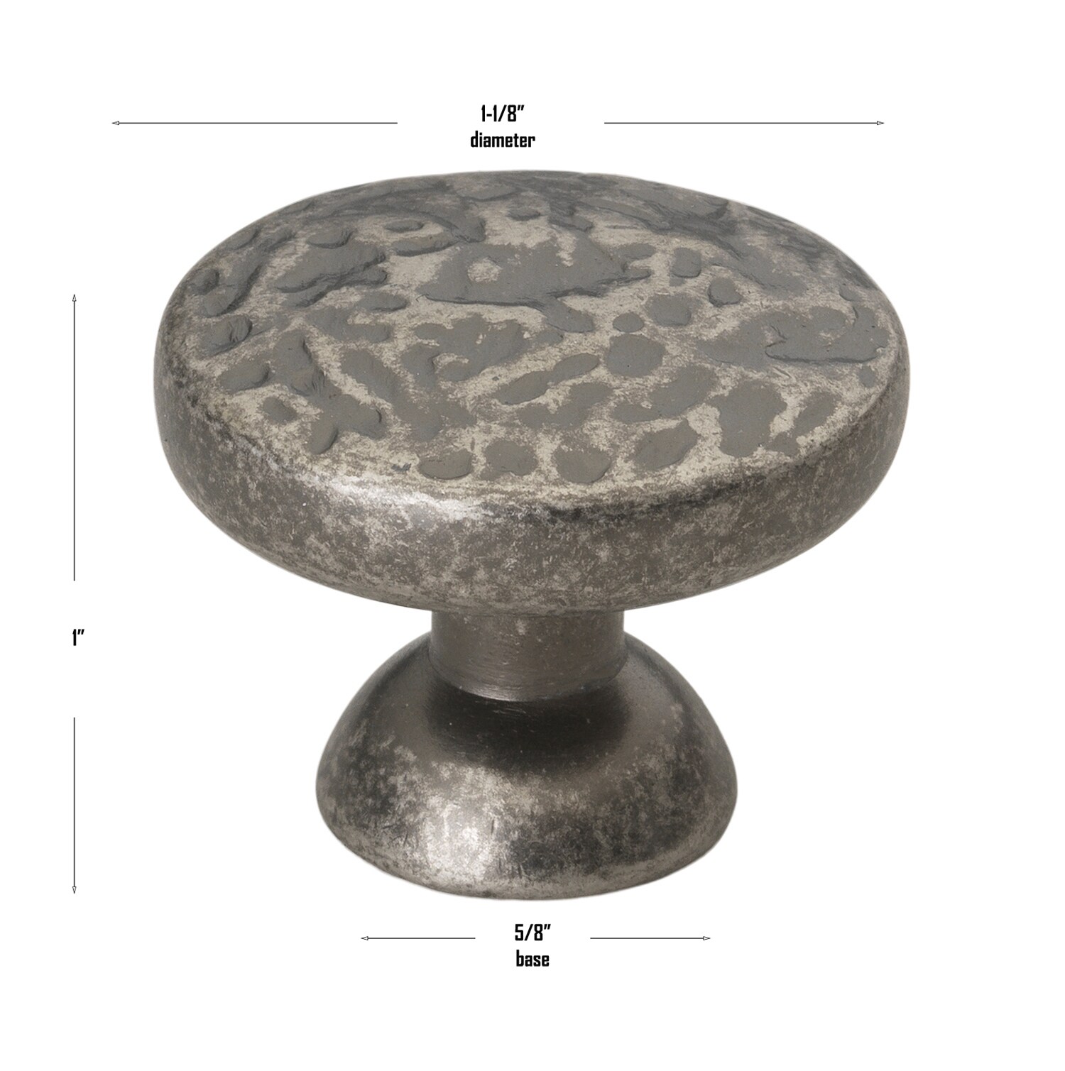 GlideRite Hardware 5080-WN-25 Cabinet-Knobs - View #4