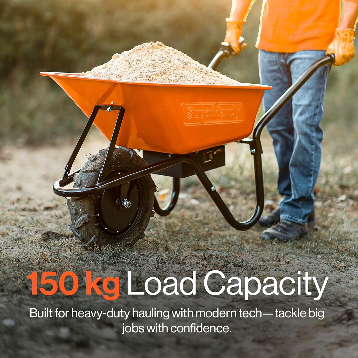 SuperHandy GUO087 wheelbarrow - View #2