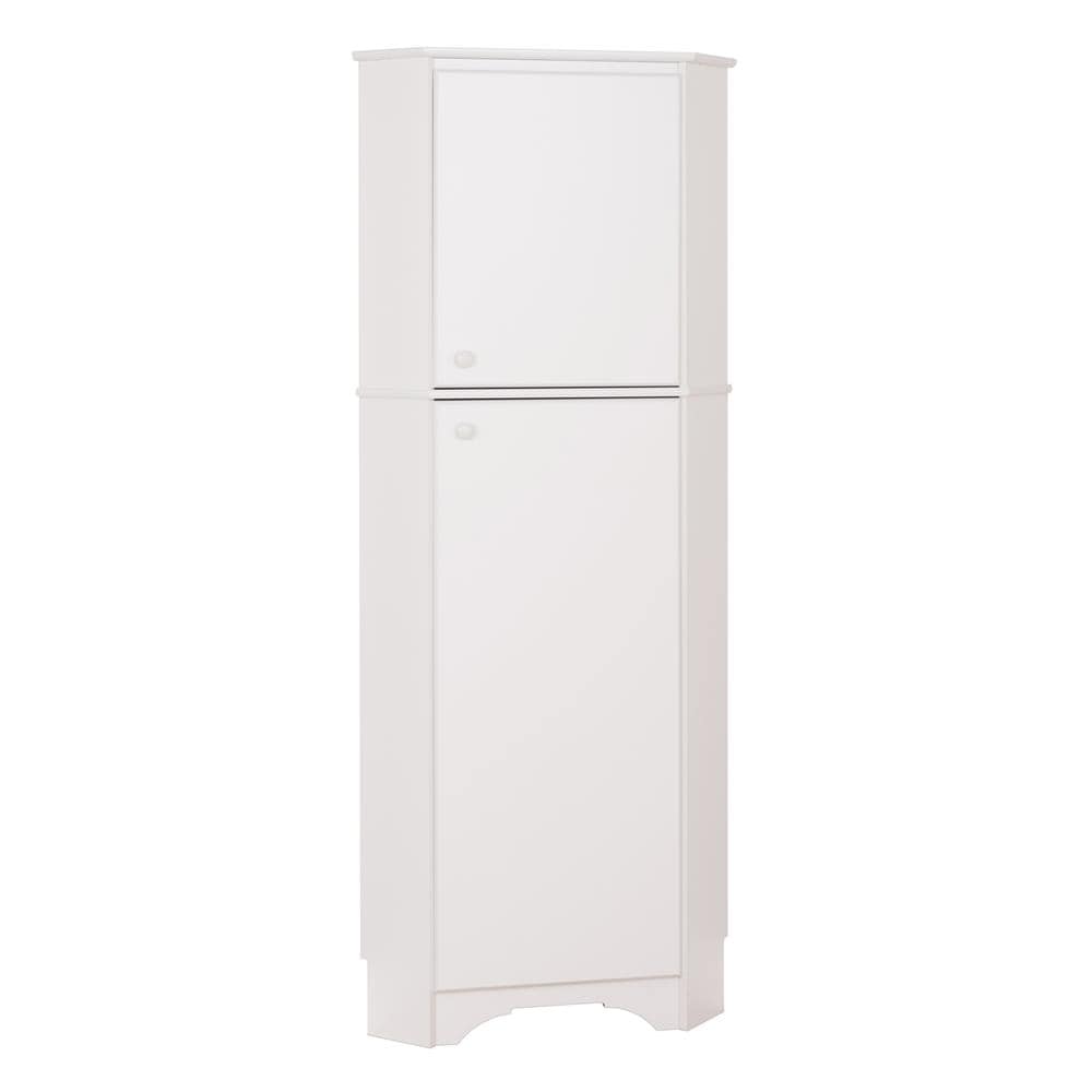 Prepac Elite 29.25-in W x 72-in H Wood Composite White Freestanding Utility Storage Cabinet