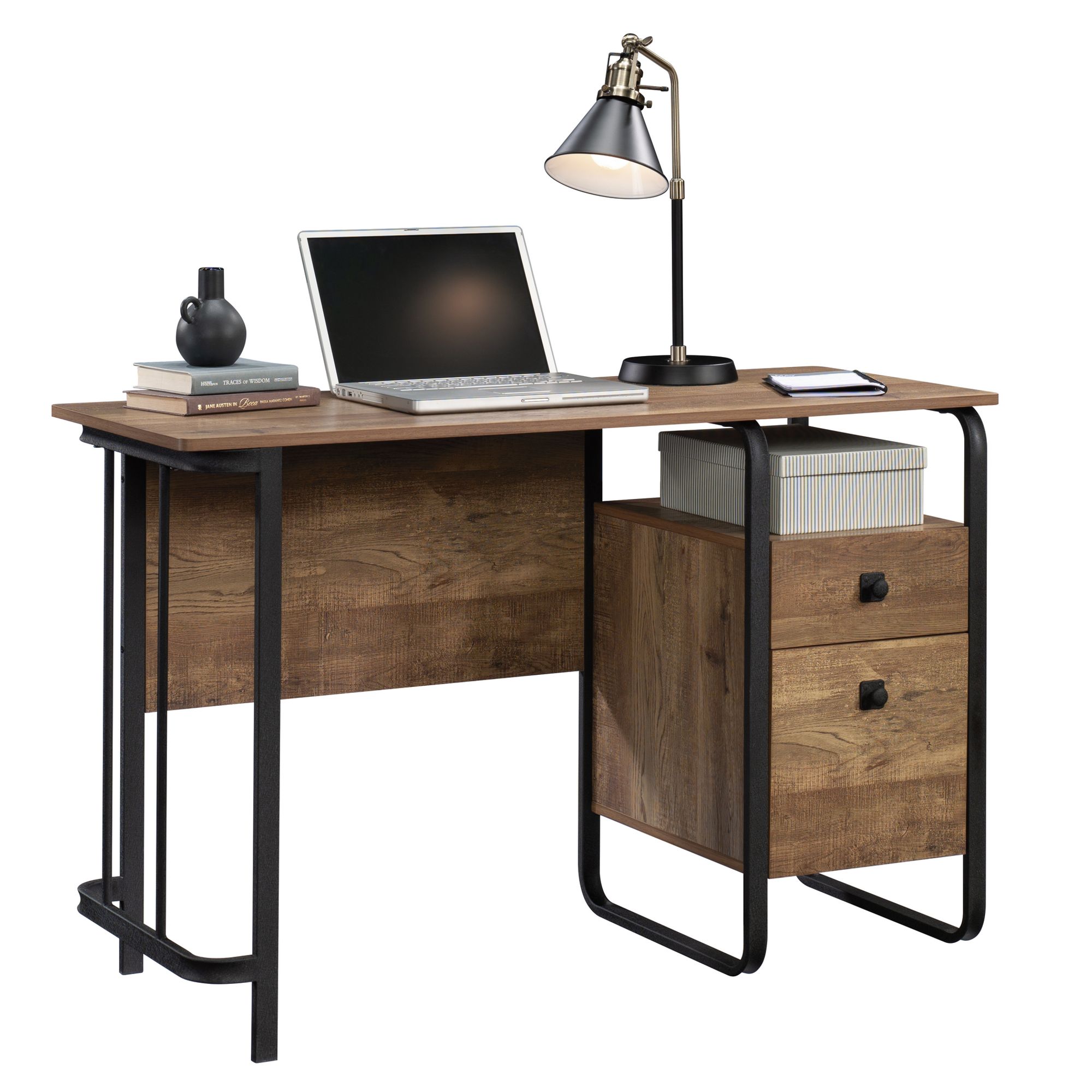 Sauder  Station House Desk Etched Oak finish