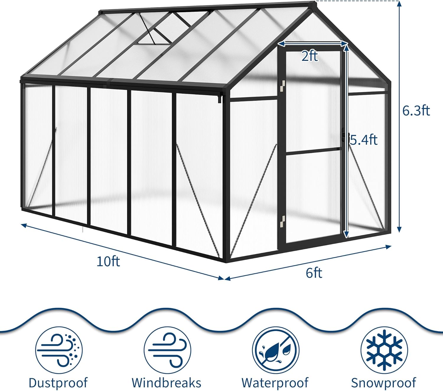 Garvee LAGZ2604140487 greenhouses - View #4