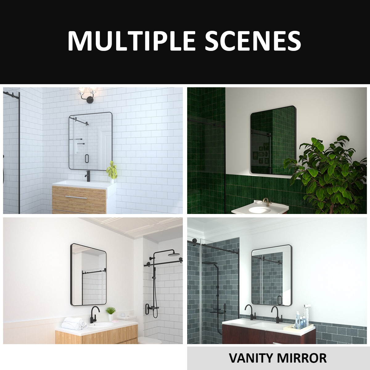 ToolCat SF1-27-YT Framed-Bath-Mirrors - View #10