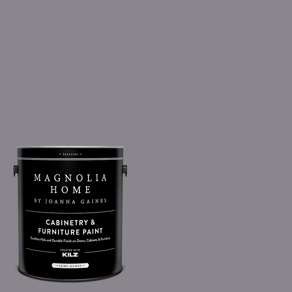 Magnolia Home MAG127-4082238  by Joanna Gaines Semi-gloss Pashmina Plum MAG127 Tintable Cabinet Furniture Paint Enamel ( 1-gallon )