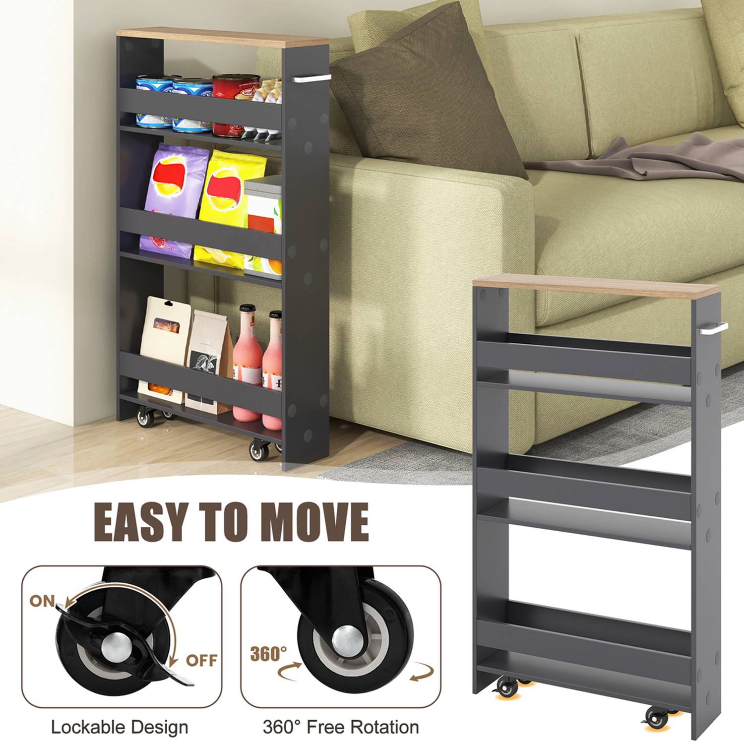 Costway CSHY003381 Kitchen-Furniture - View #6