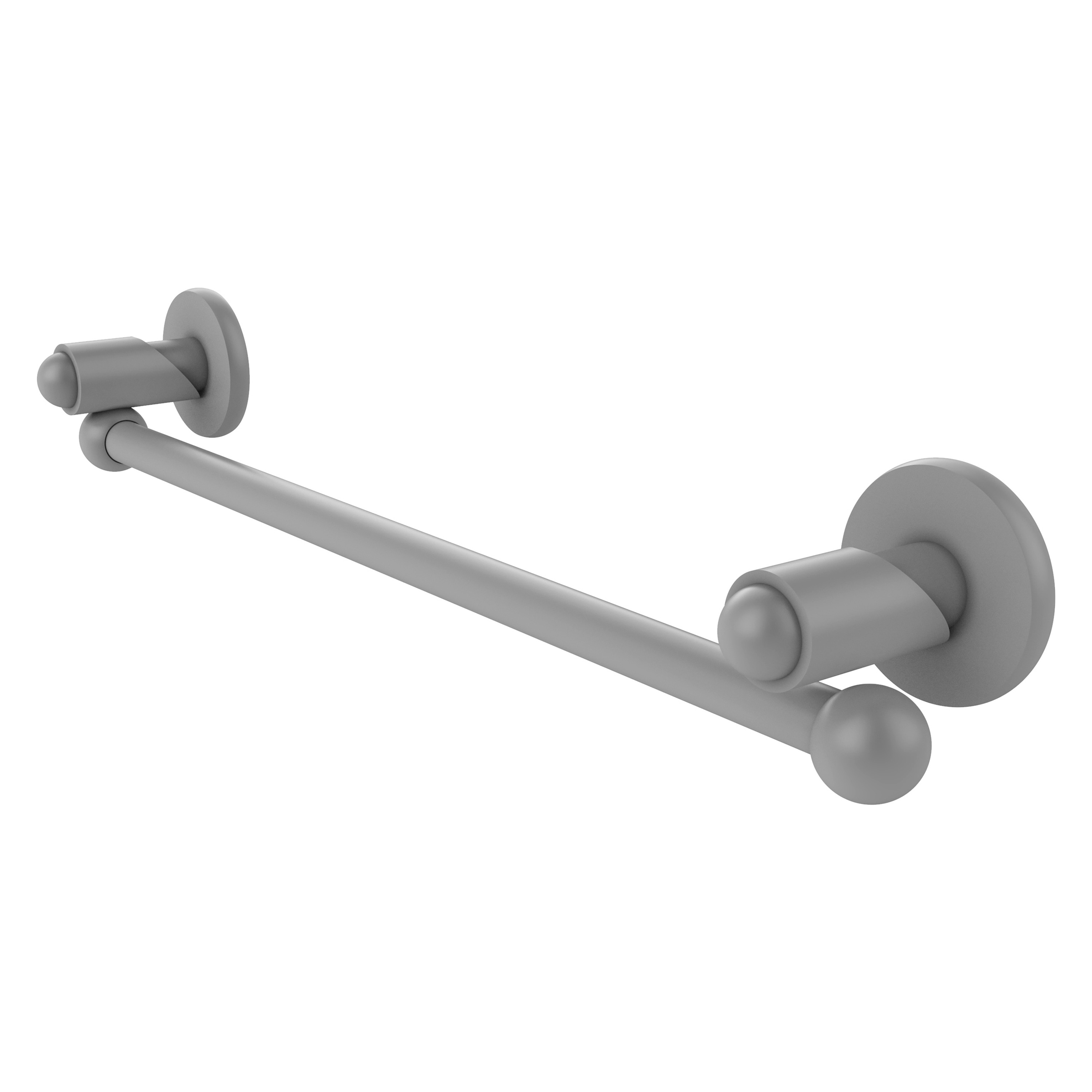 Allied Brass SH-41/30-GYM Soho 30-in Matte Gray Wall mount Single Towel Bar